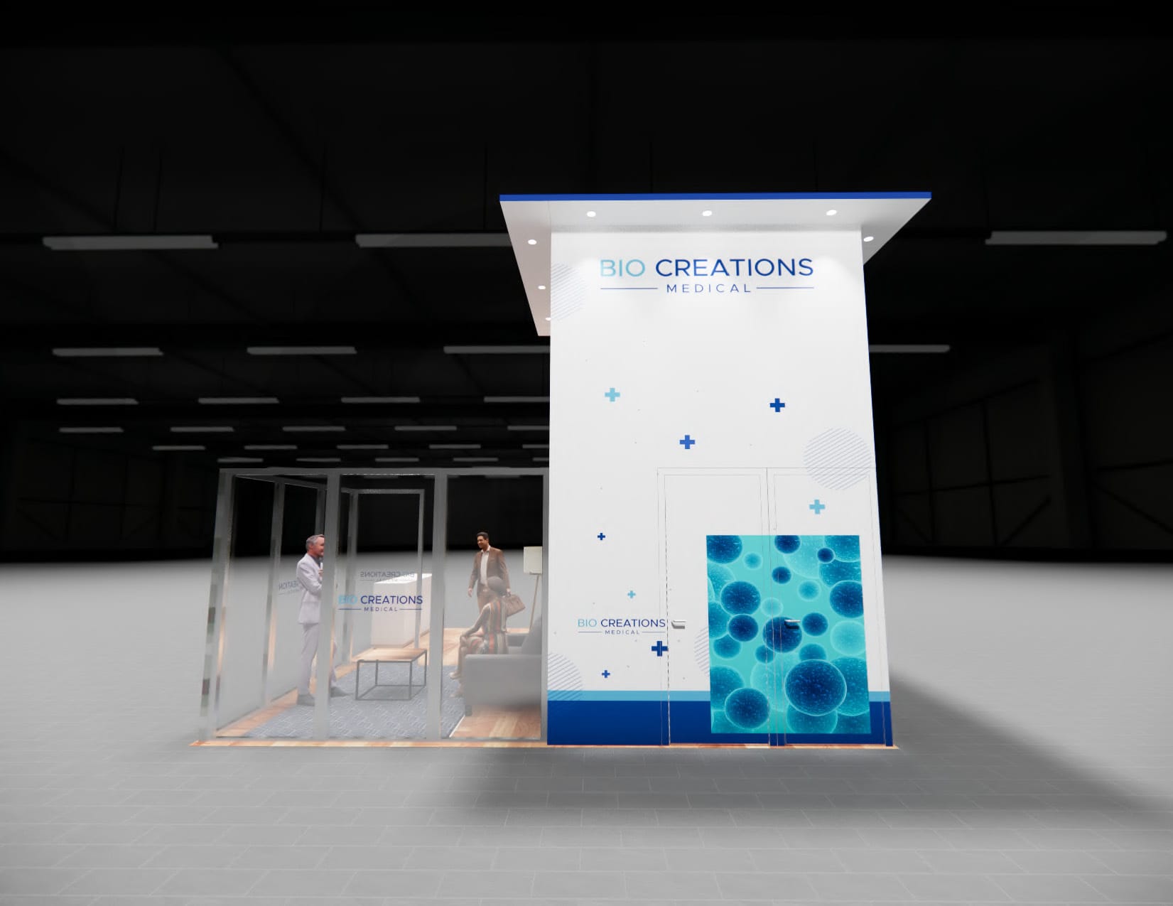 TISE 20x20 trade show exhibit rental in Las Vegas (view 7)