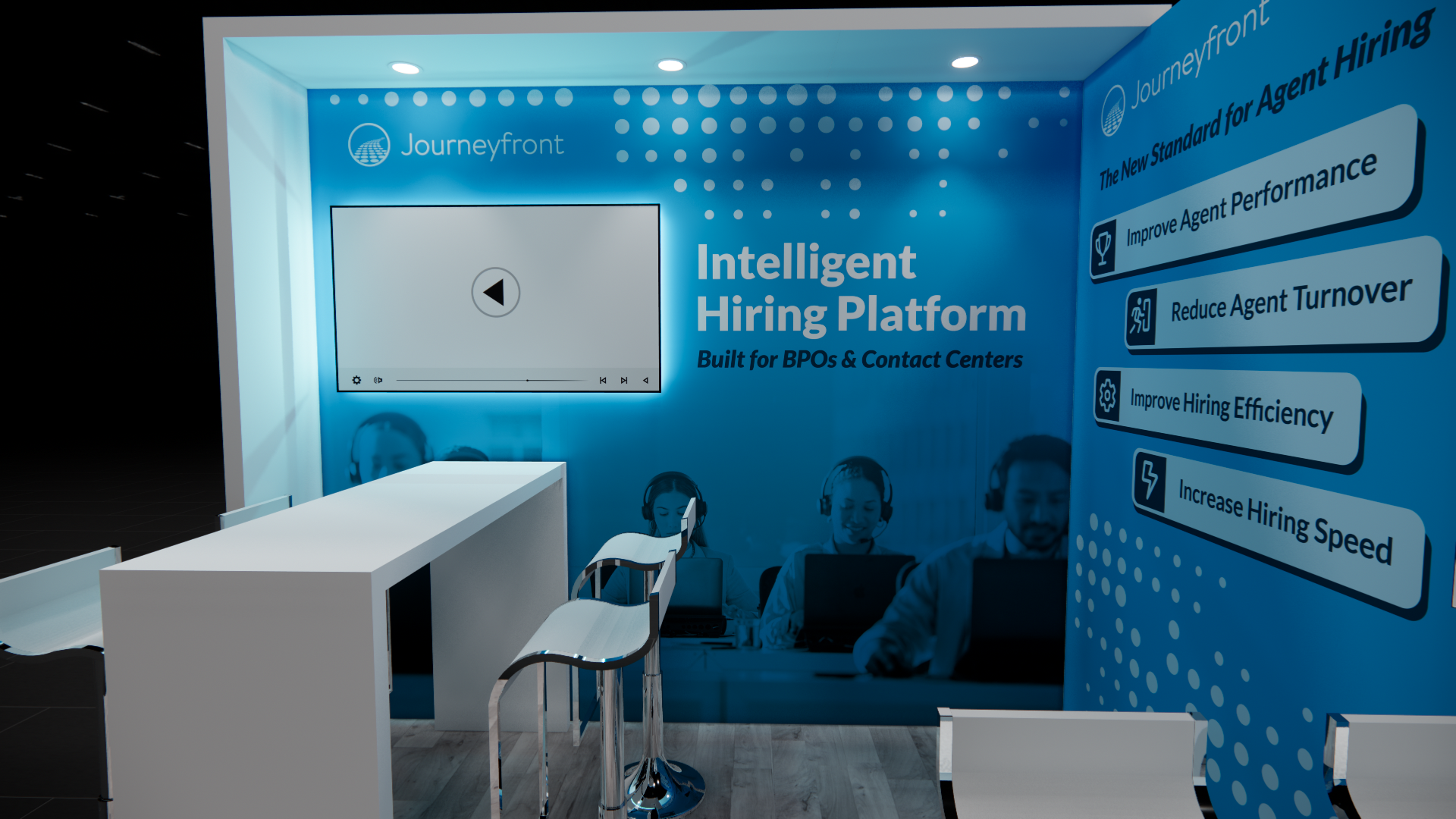 CES 10x10 trade show exhibit rental in Las Vegas (view 3)