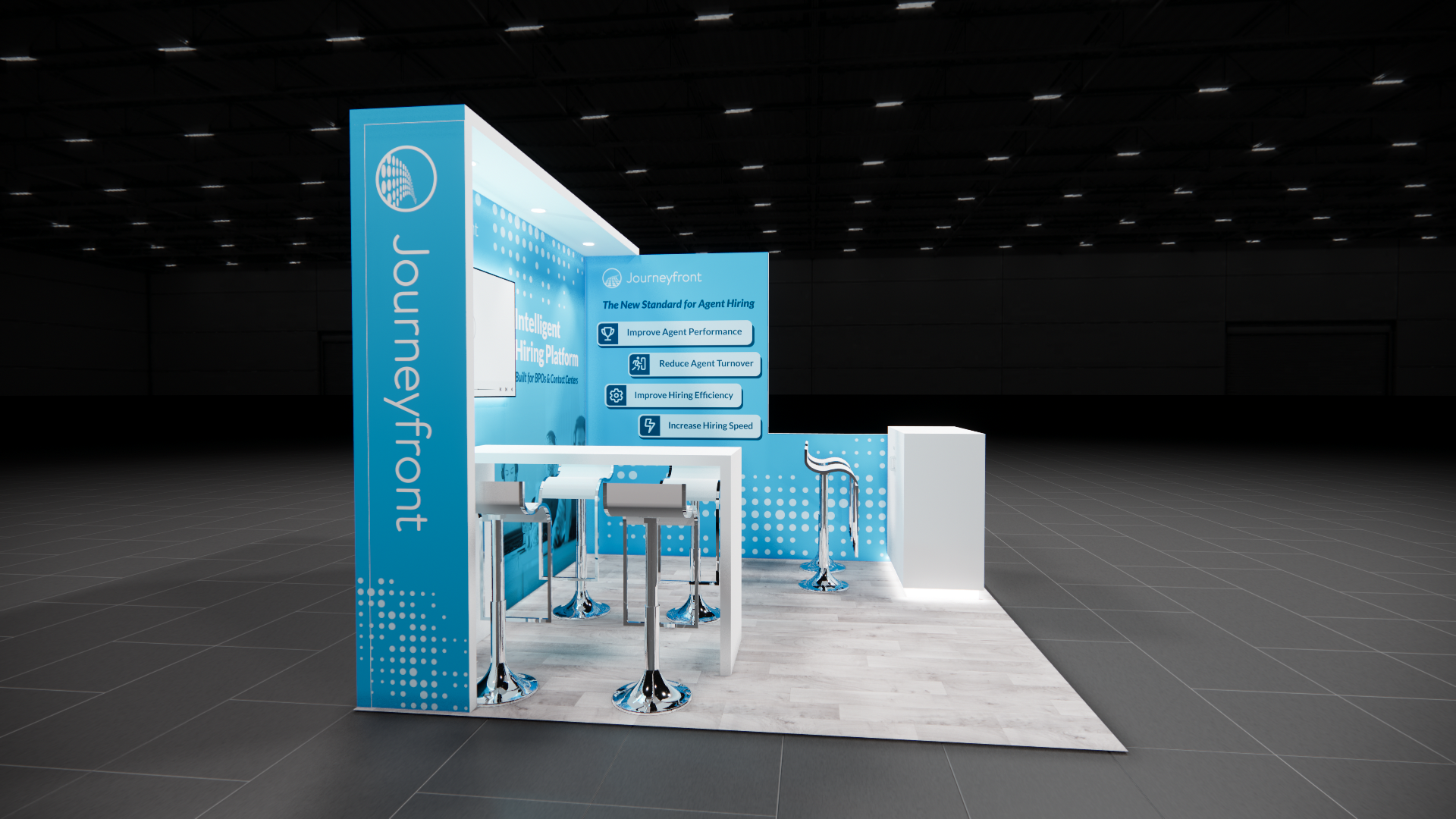 CES 10x10 trade show exhibit rental in Las Vegas (view 4)