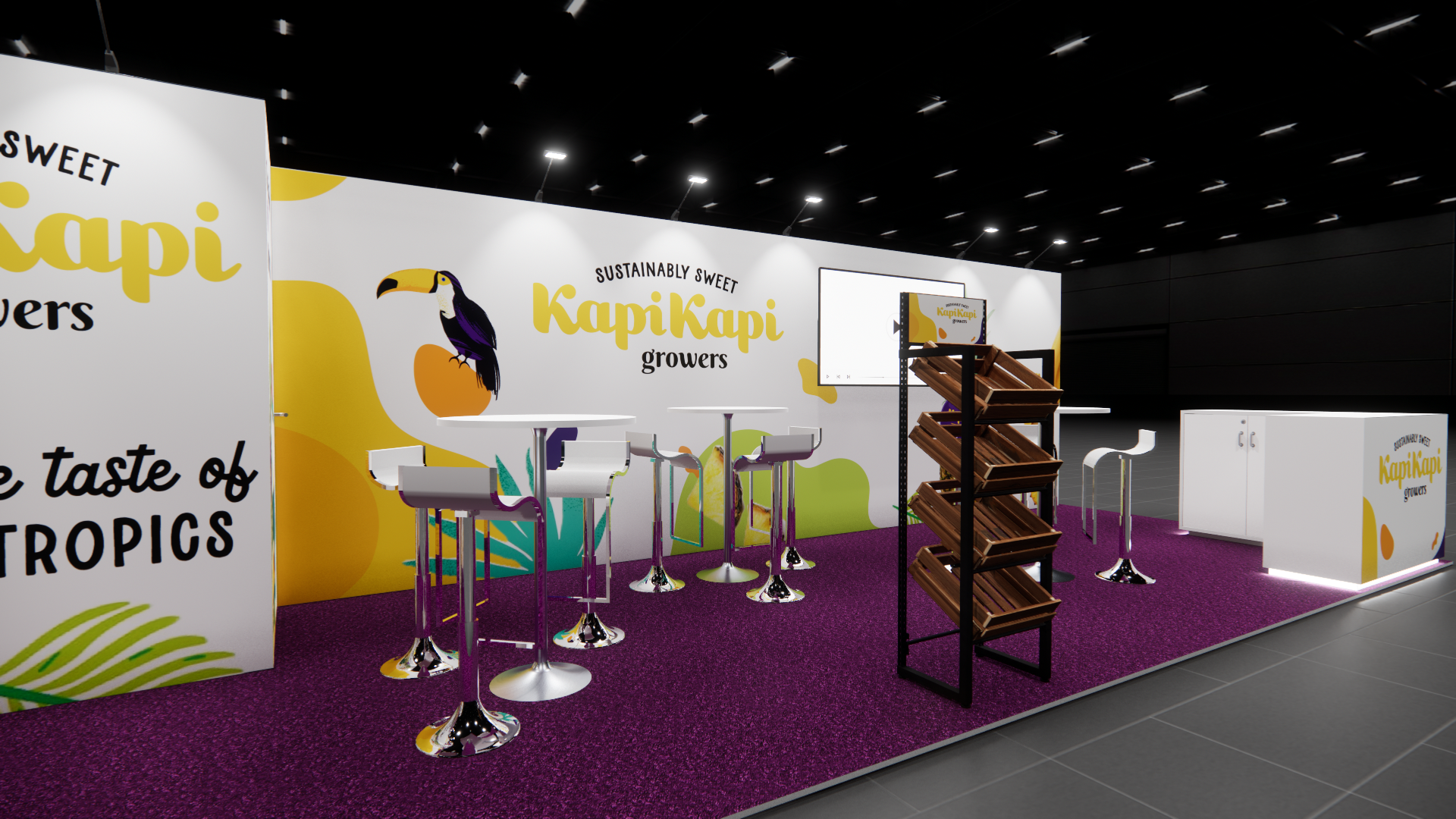 Pizza Expo 10x30 trade show exhibit rental in Las Vegas (view 2)