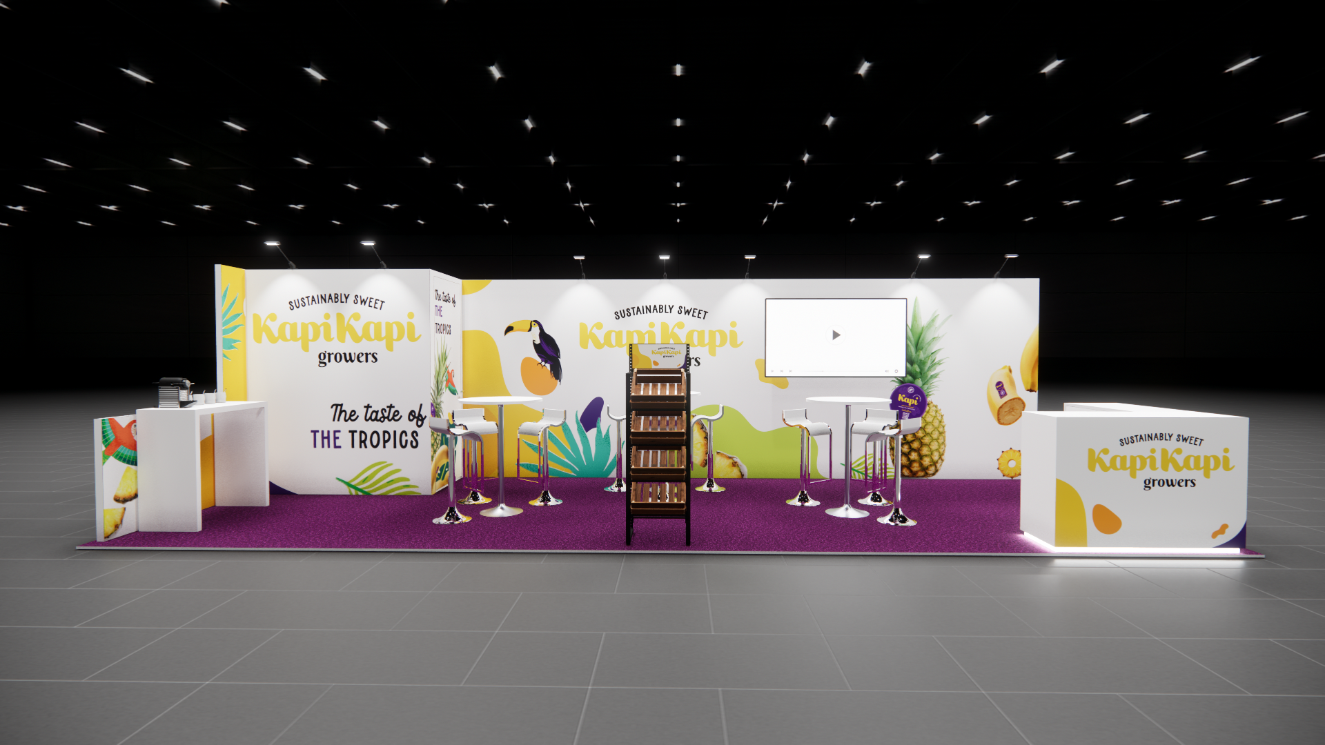 Pizza Expo 10x30 trade show exhibit rental in Las Vegas (view 4)