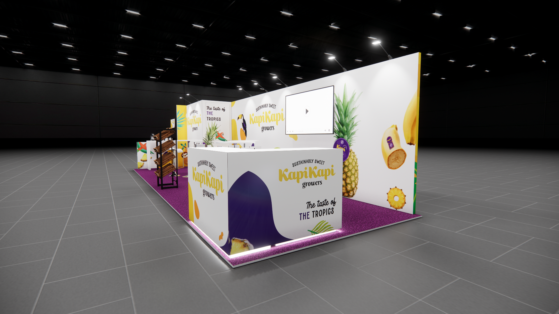 Pizza Expo 10x30 trade show exhibit rental in Las Vegas (view 5)
