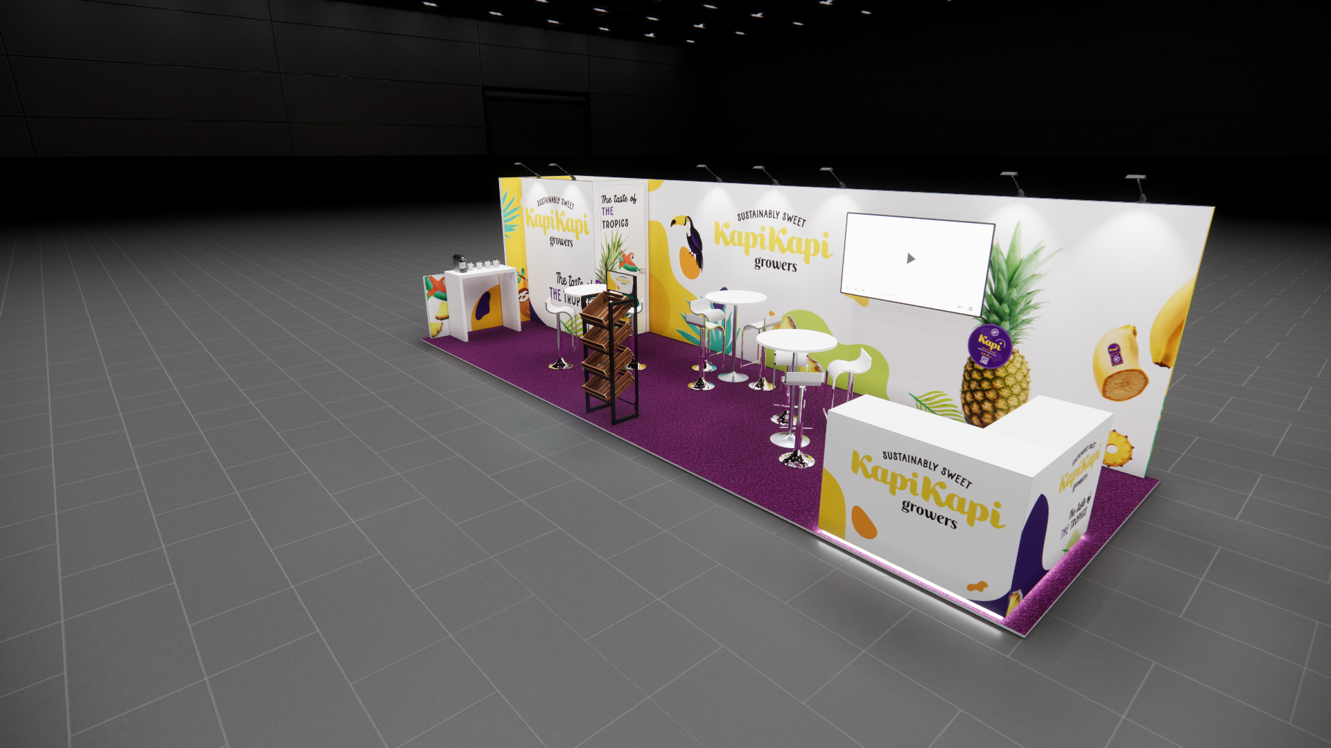 Pizza Expo 10x30 trade show exhibit rental in Las Vegas (view 6)