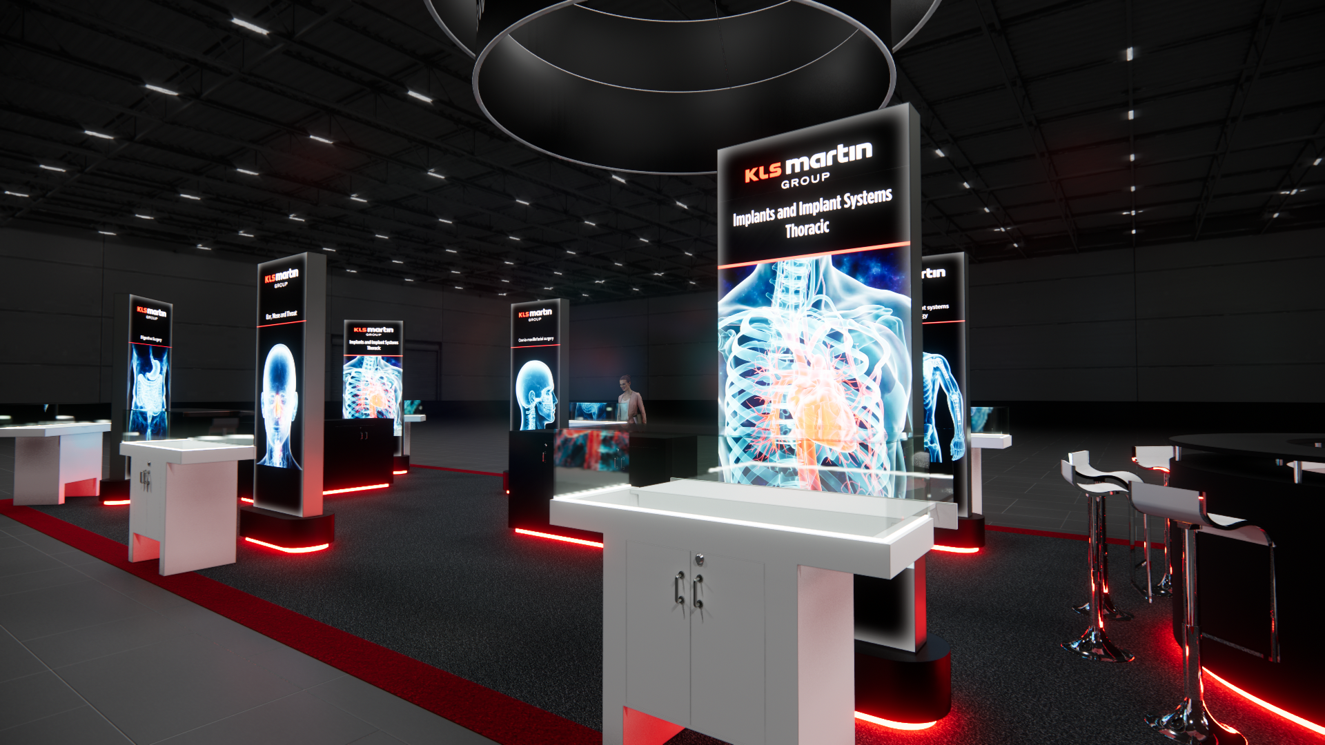 HIMSS 20x60 trade show exhibit rental in Las Vegas