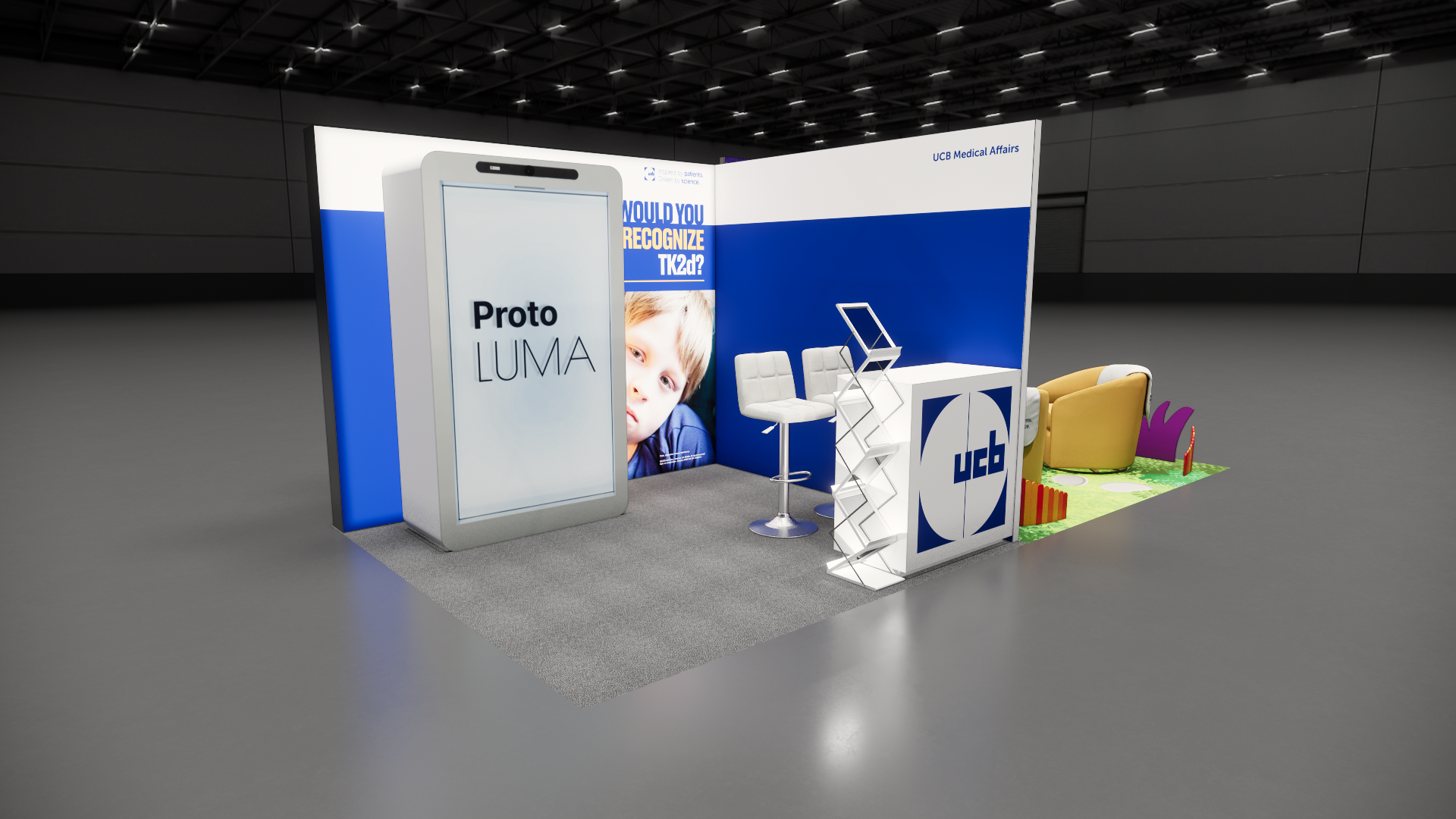 PACK EXPO 10x20 trade show exhibit rental in Las Vegas (view 3)