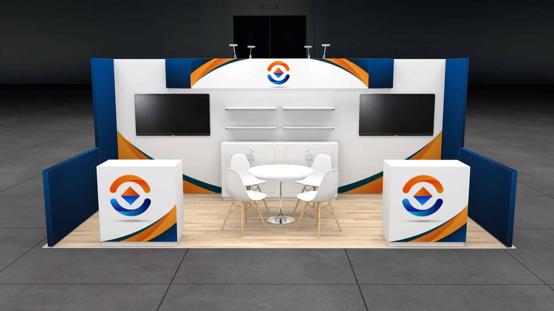 IBS 10x20 trade show exhibit rental in Las Vegas
