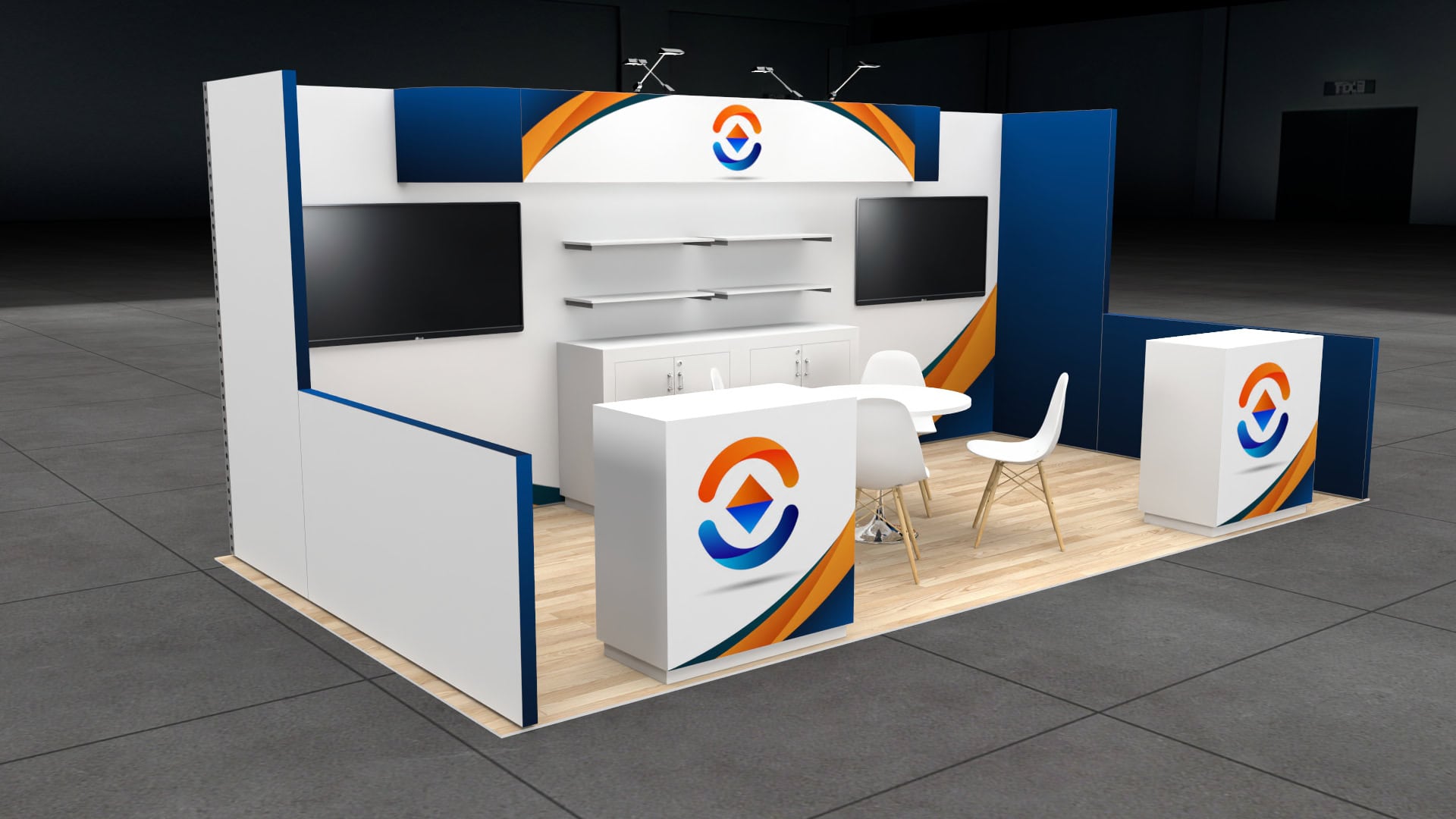 IBS 10x20 trade show exhibit rental in Las Vegas (view 2)