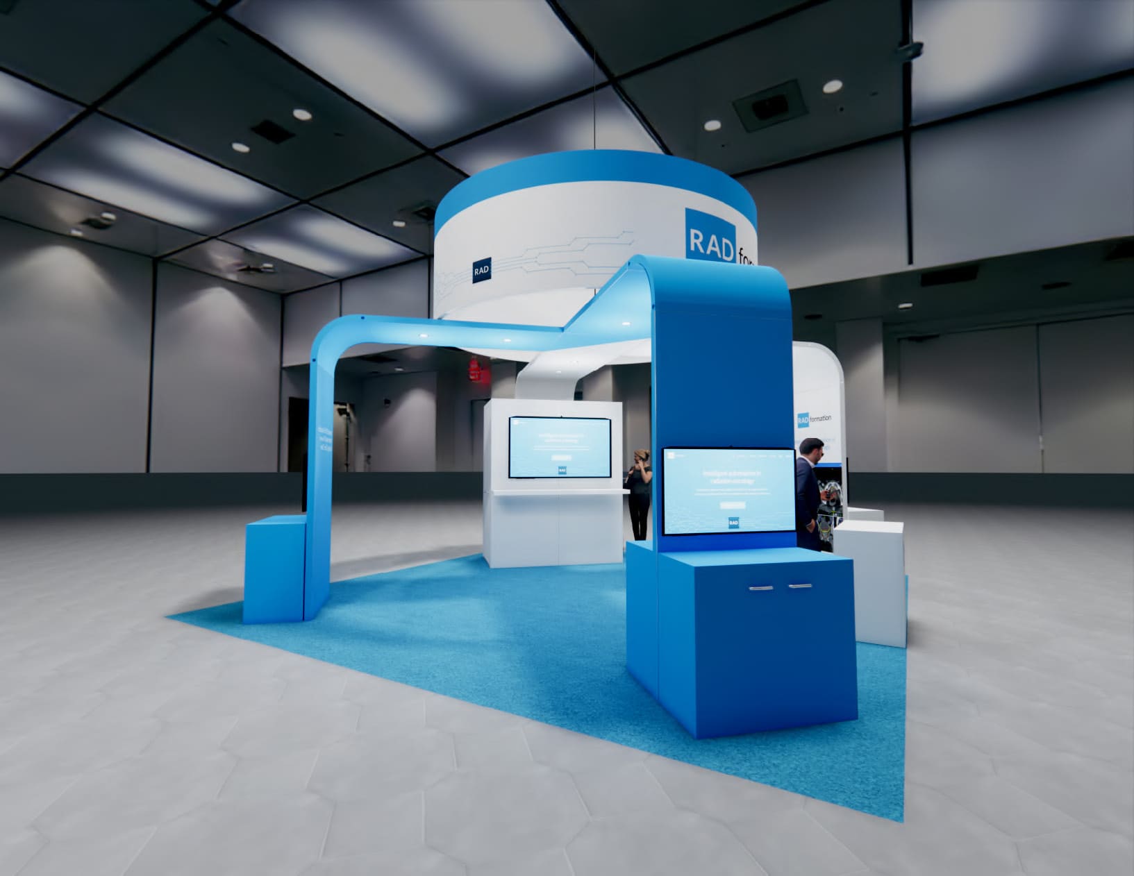 Light + Building 20x20 trade show exhibit rental in Las Vegas (view 2)
