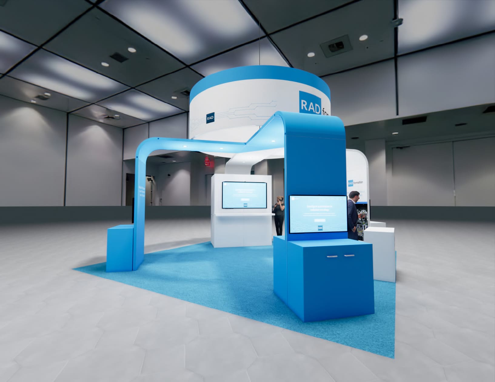 Light + Building 20x20 trade show exhibit rental in Las Vegas (view 3)