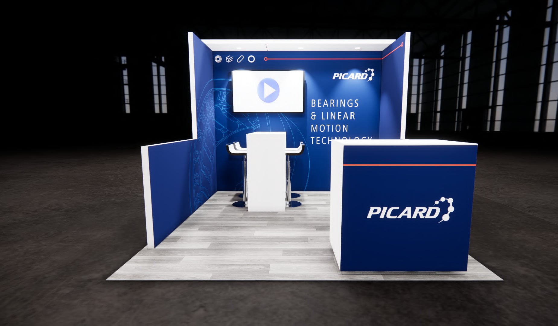 SHOT Show 10x10 trade show exhibit rental in Las Vegas