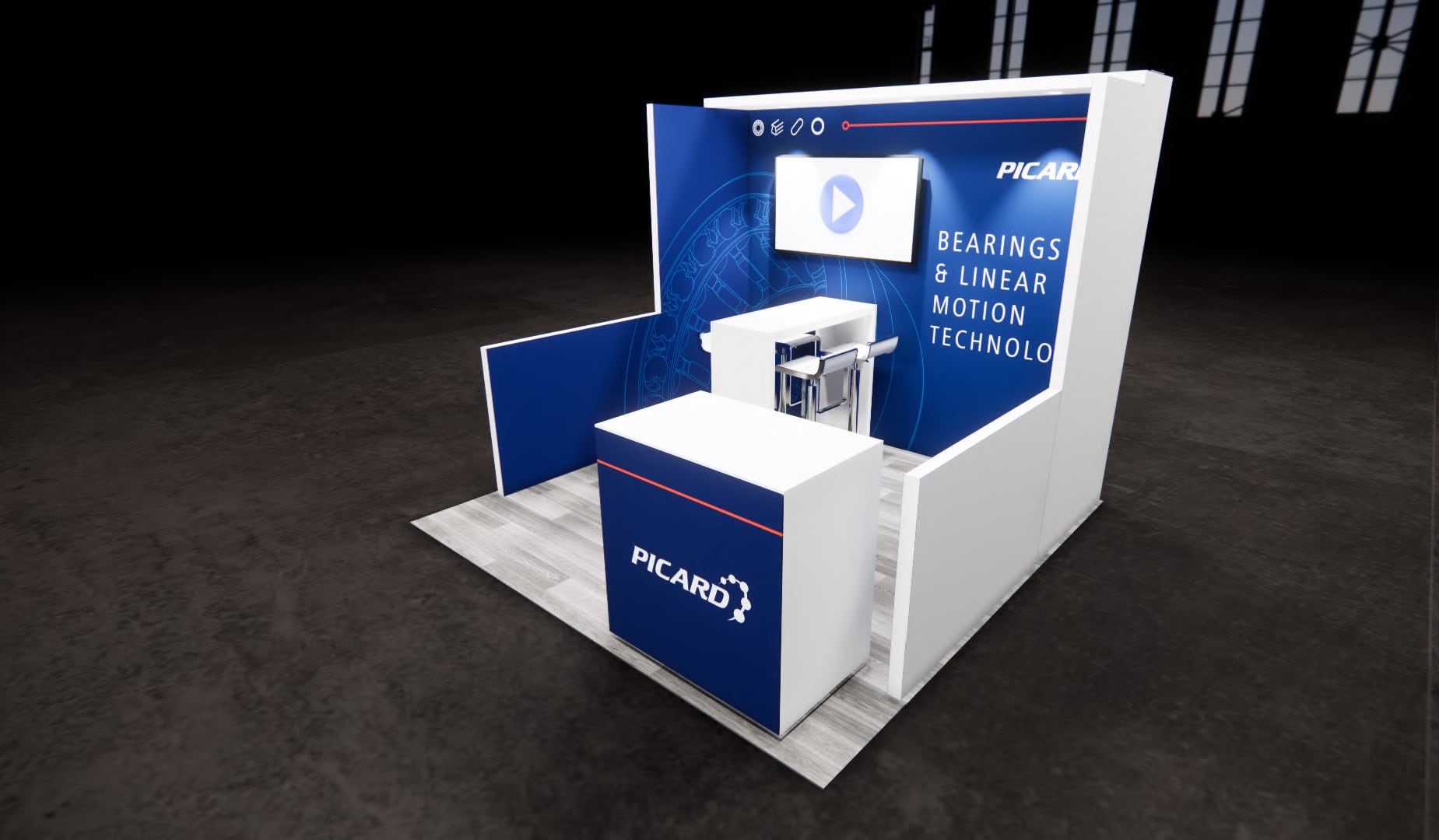 SHOT Show 10x10 trade show exhibit rental in Las Vegas (view 2)