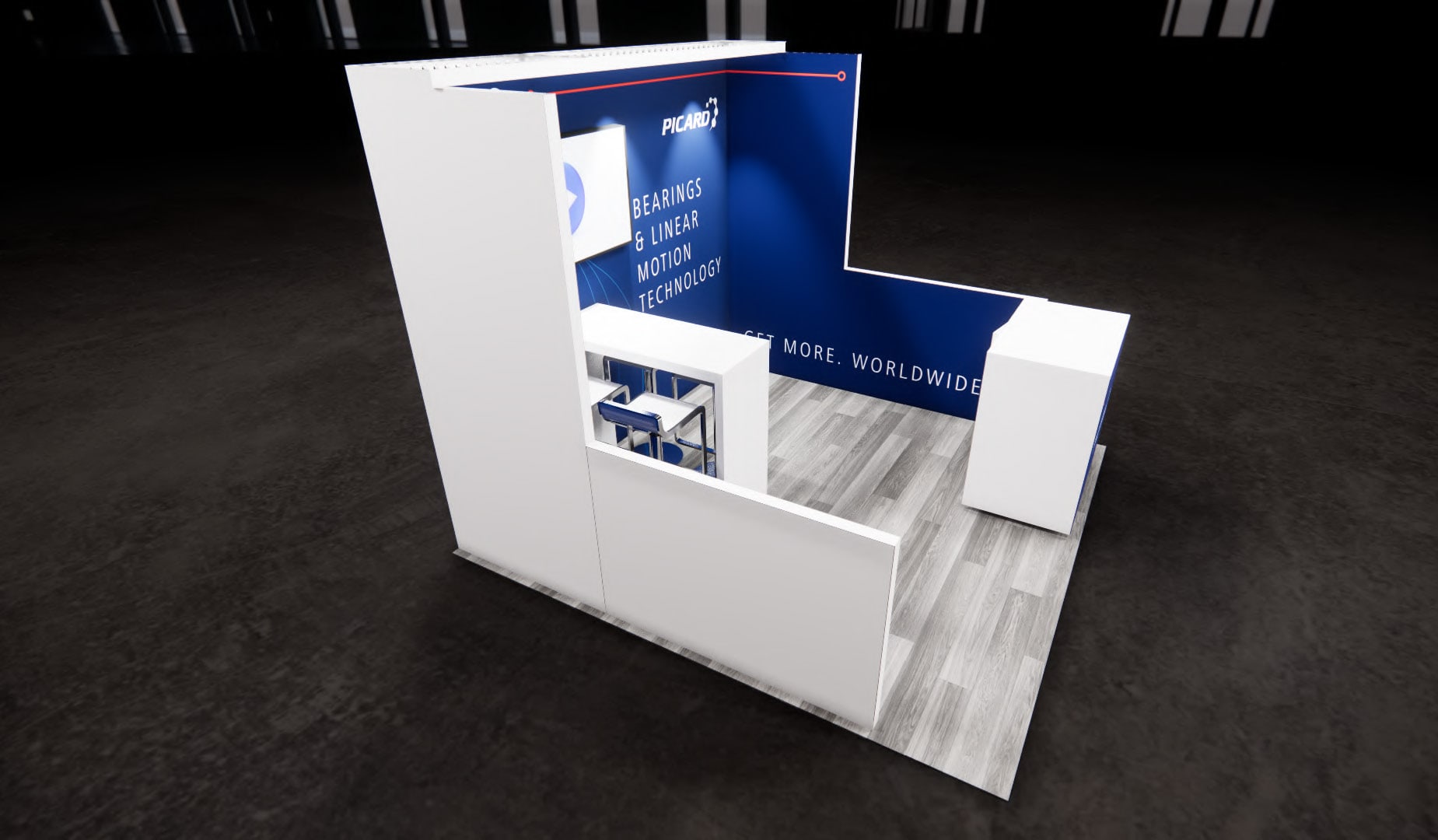 SHOT Show 10x10 trade show exhibit rental in Las Vegas (view 3)