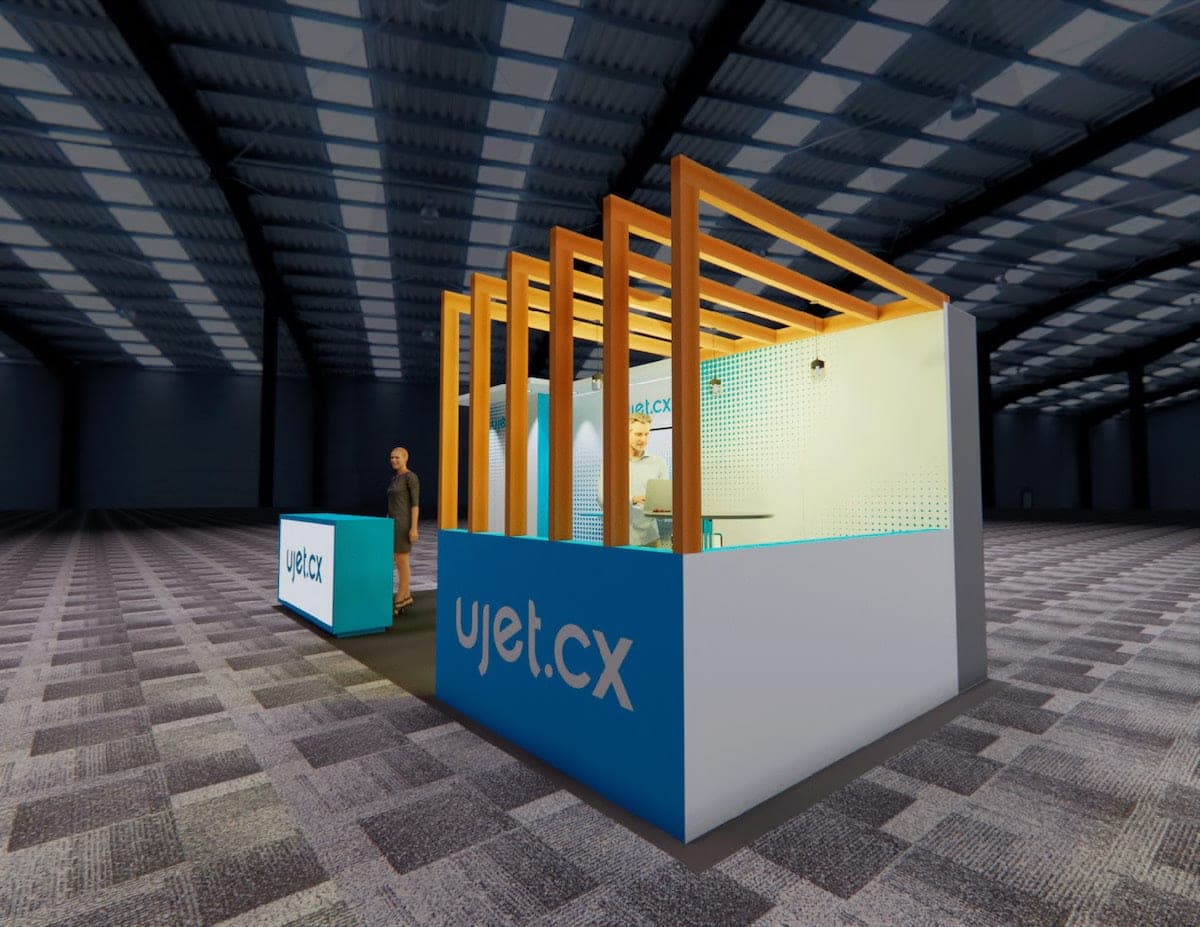 World of Concrete 10x20 trade show exhibit rental in Las Vegas (view 4)