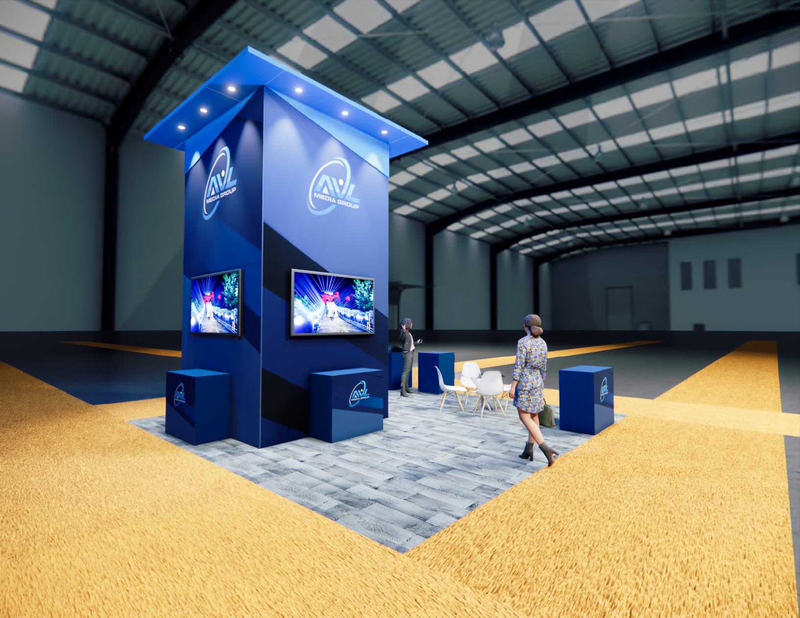 PRINTING United 10x20 trade show exhibit rental in Las Vegas