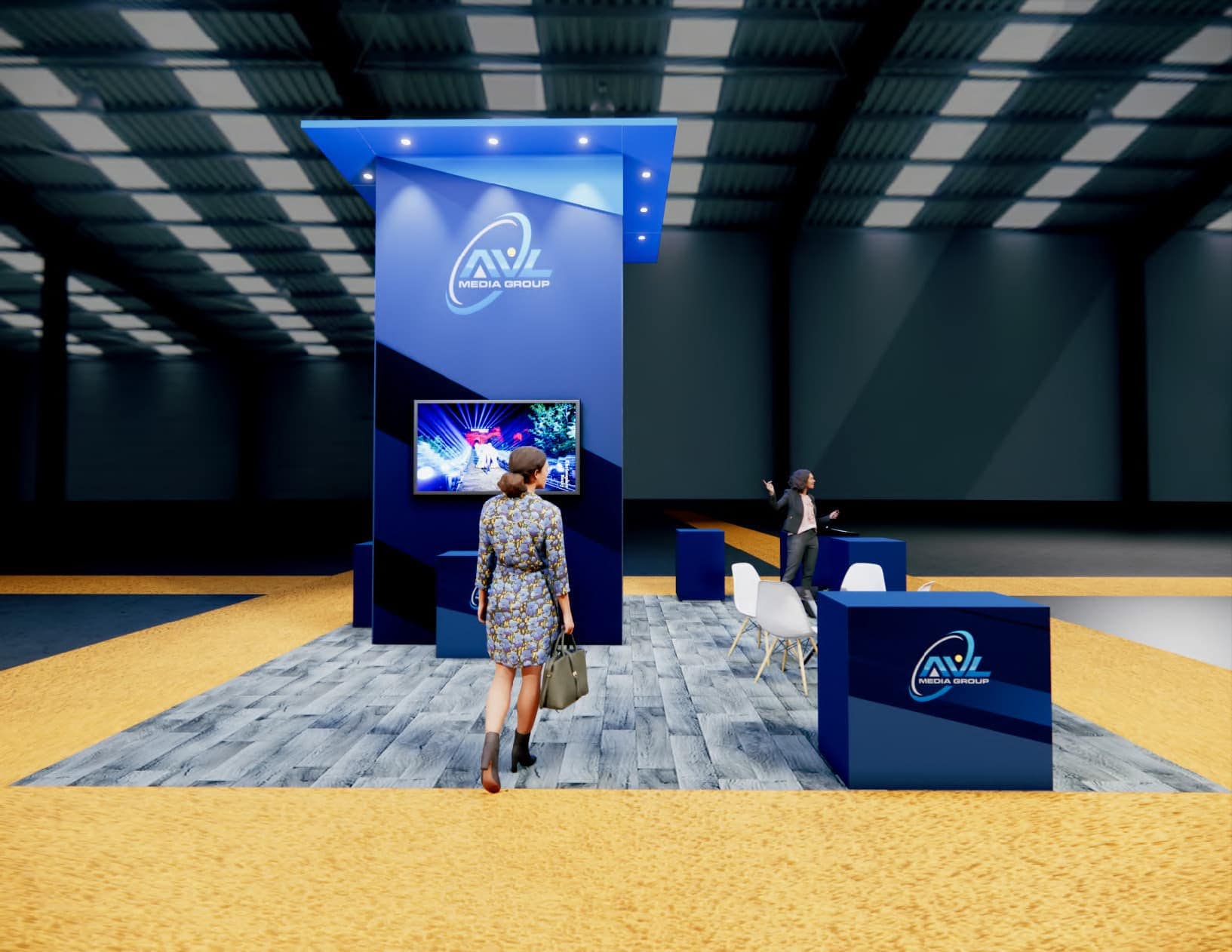 PRINTING United 10x20 trade show exhibit rental in Las Vegas (view 2)