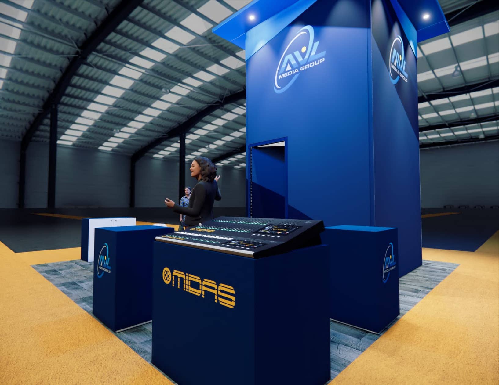 PRINTING United 10x20 trade show exhibit rental in Las Vegas (view 3)
