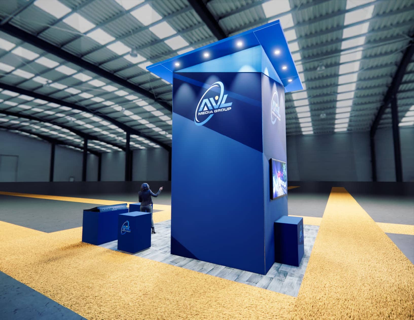 PRINTING United 10x20 trade show exhibit rental in Las Vegas (view 5)