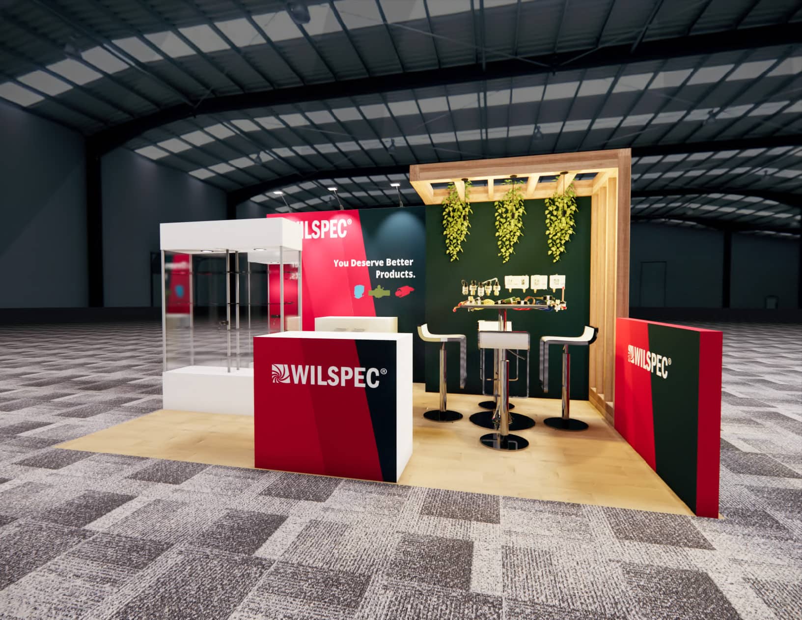 NBAA-BACE 10x20 trade show exhibit rental in Las Vegas