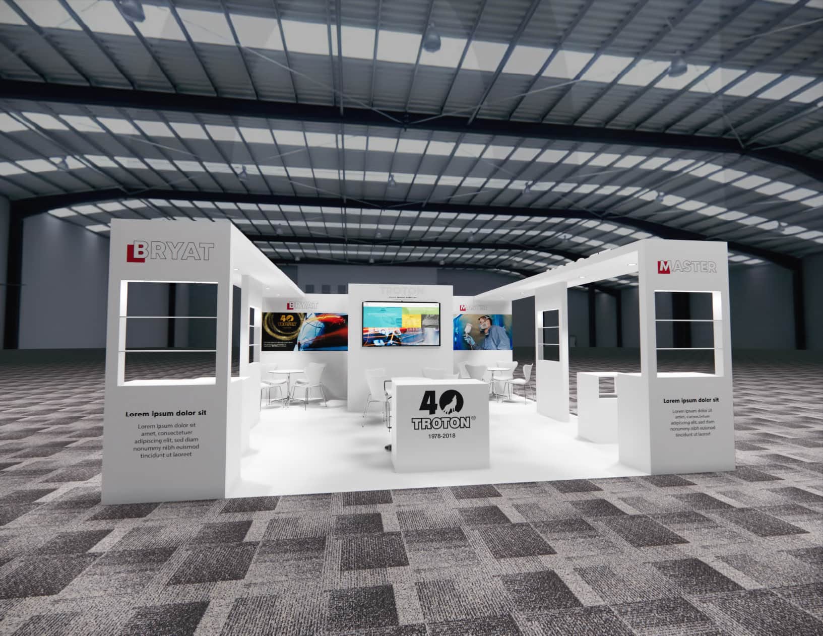 SHOT Show 20x20 trade show exhibit rental in Las Vegas (view 2)