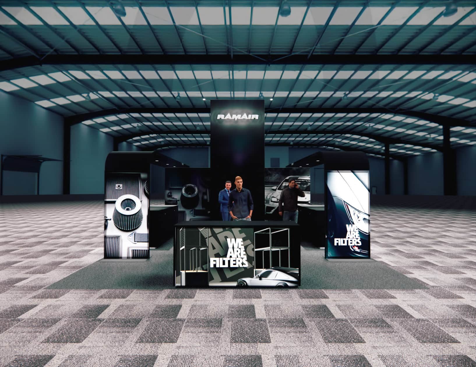 Light + Building 20x20 trade show exhibit rental in Las Vegas