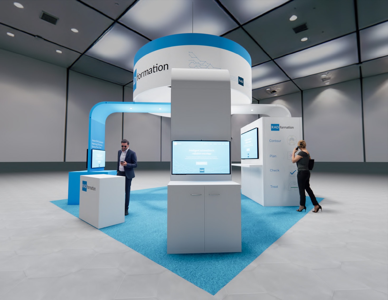 CONEXPO 20x20 trade show exhibit rental in Las Vegas (view 2)