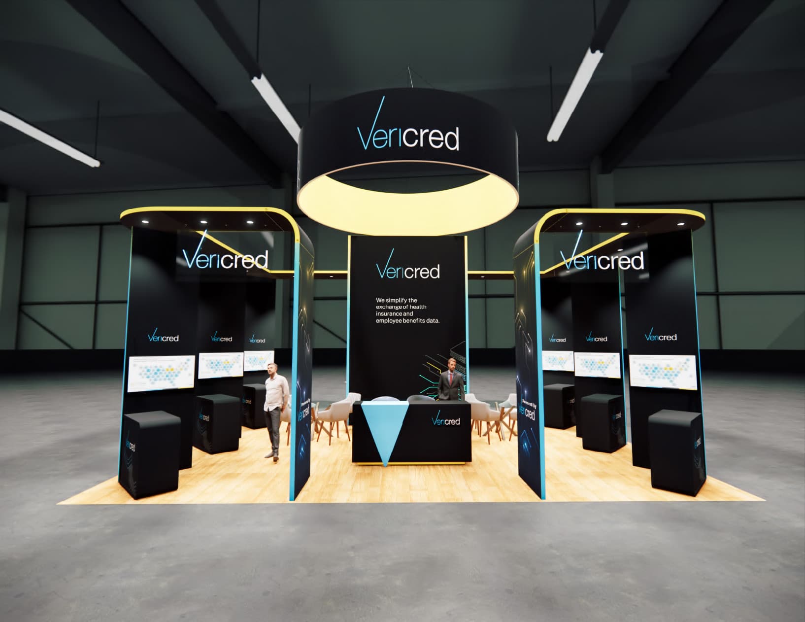 NACS 20x30 trade show exhibit rental in Las Vegas