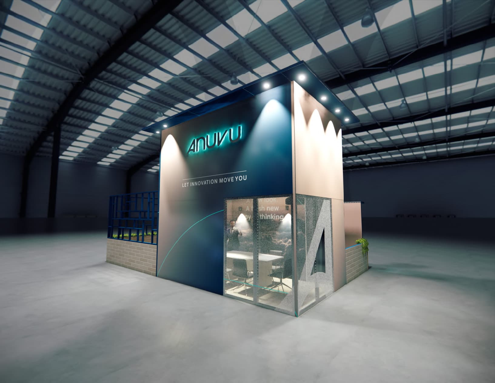 SuperZoo 20x30 trade show exhibit rental in Las Vegas (view 4)