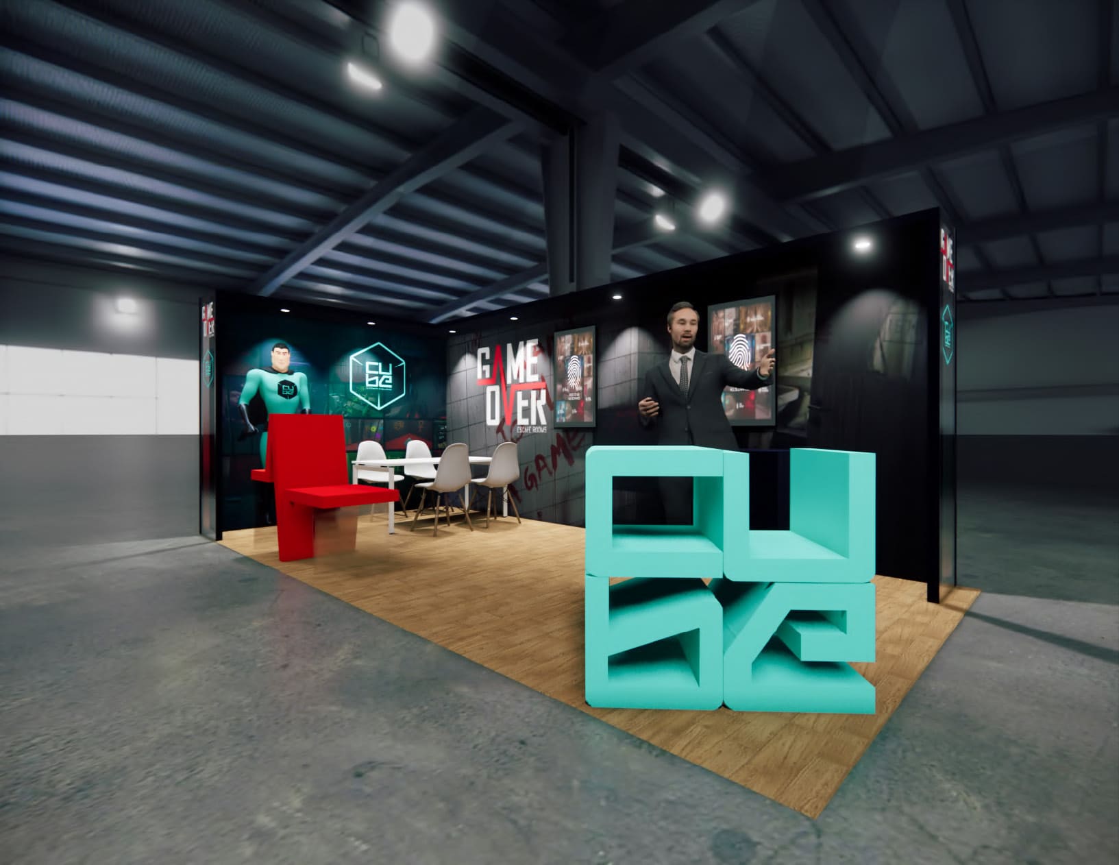 Bar & Restaurant Expo 10x20 trade show exhibit rental in Las Vegas
