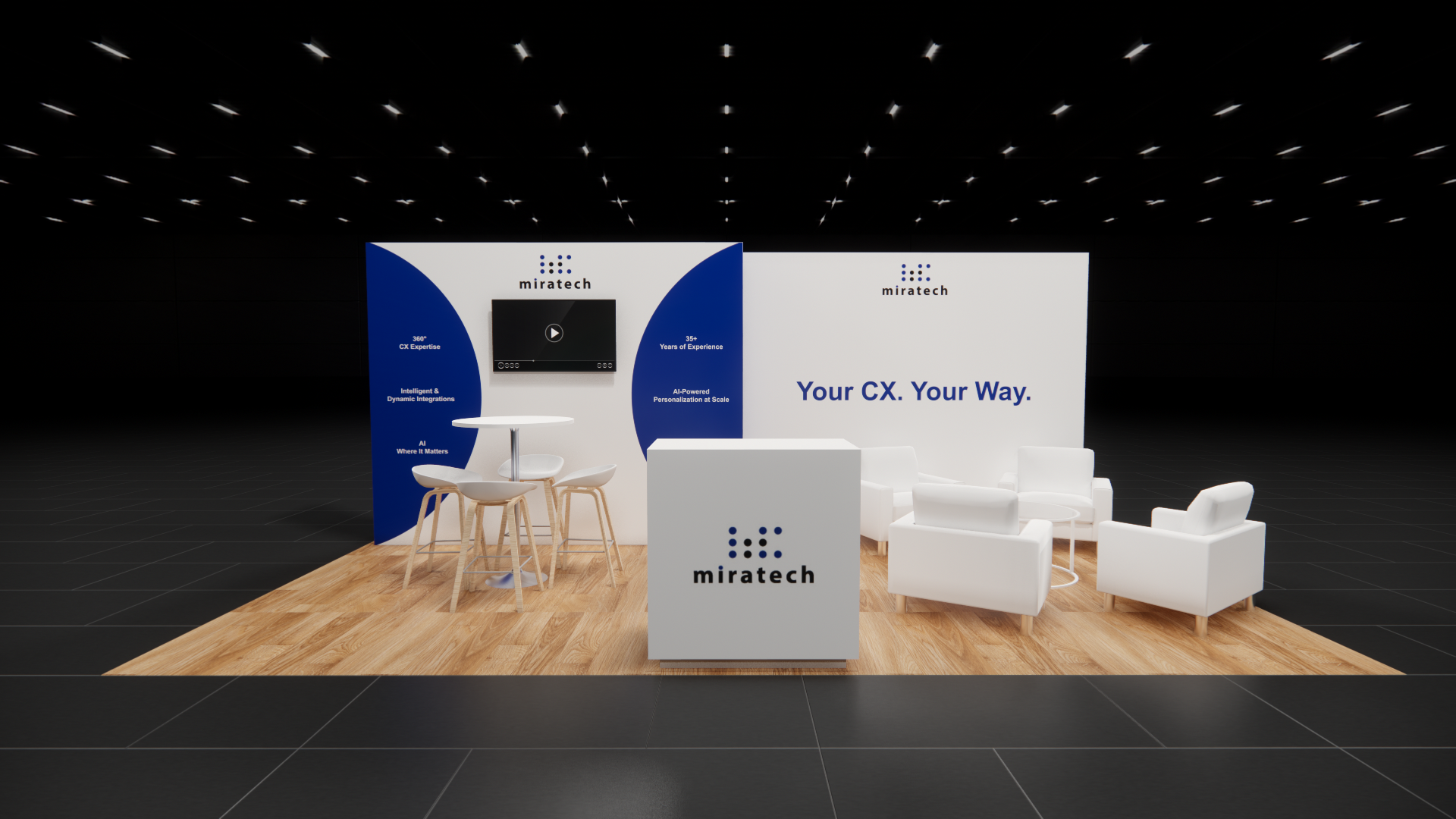 InfoComm 10x20 trade show exhibit rental in Las Vegas (view 2)