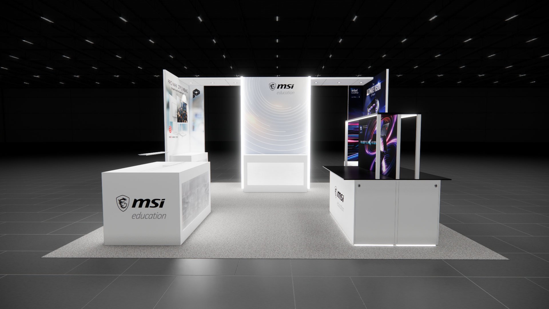 G2E 20x20 trade show exhibit rental in Las Vegas
