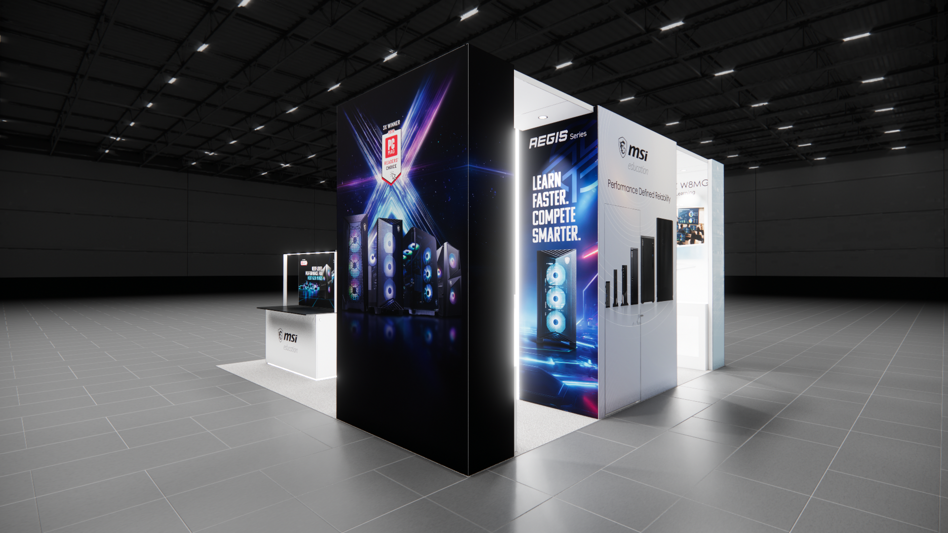 G2E 20x20 trade show exhibit rental in Las Vegas (view 3)