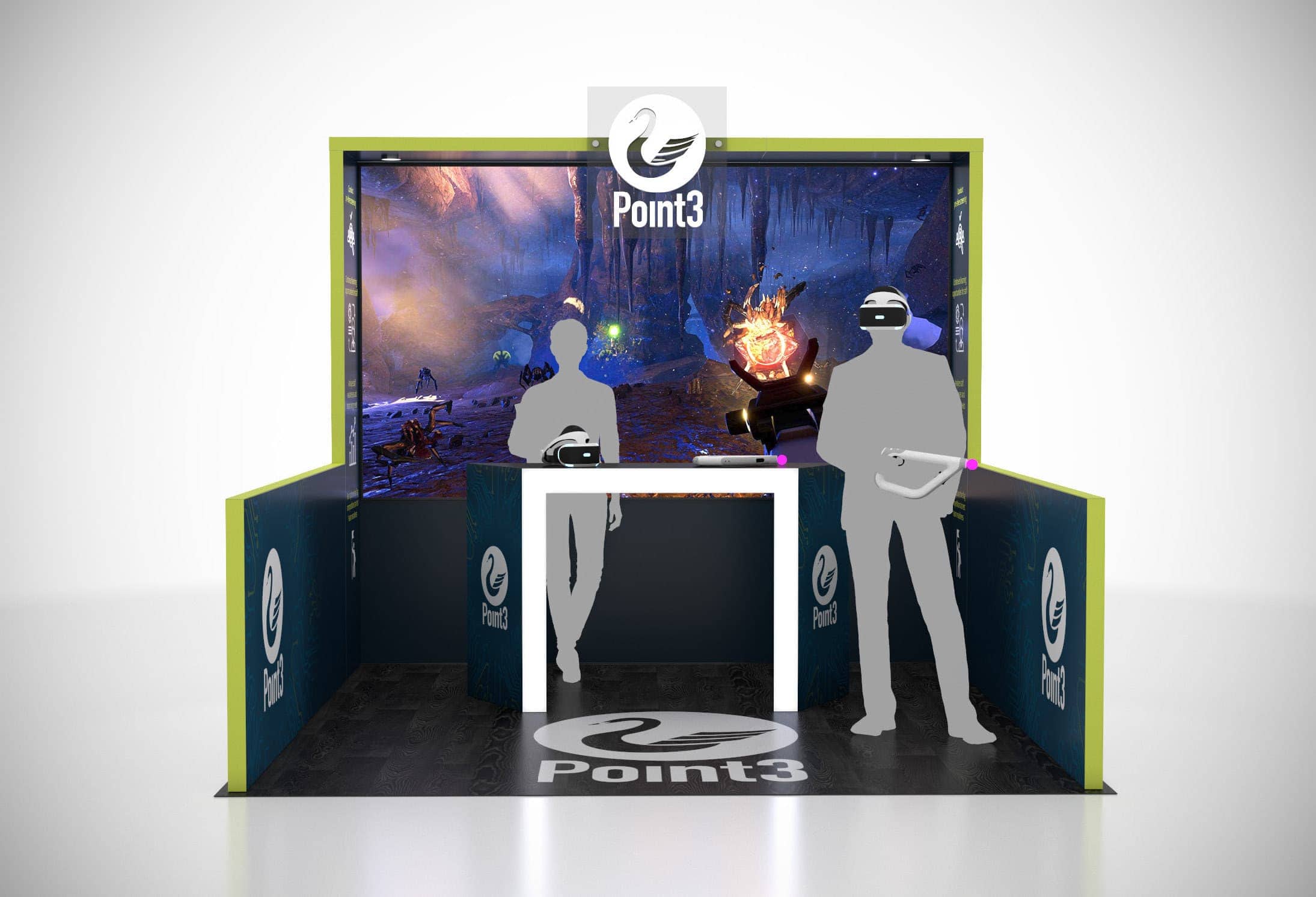 Licensing Expo 10x10 trade show exhibit rental in Las Vegas (view 2)