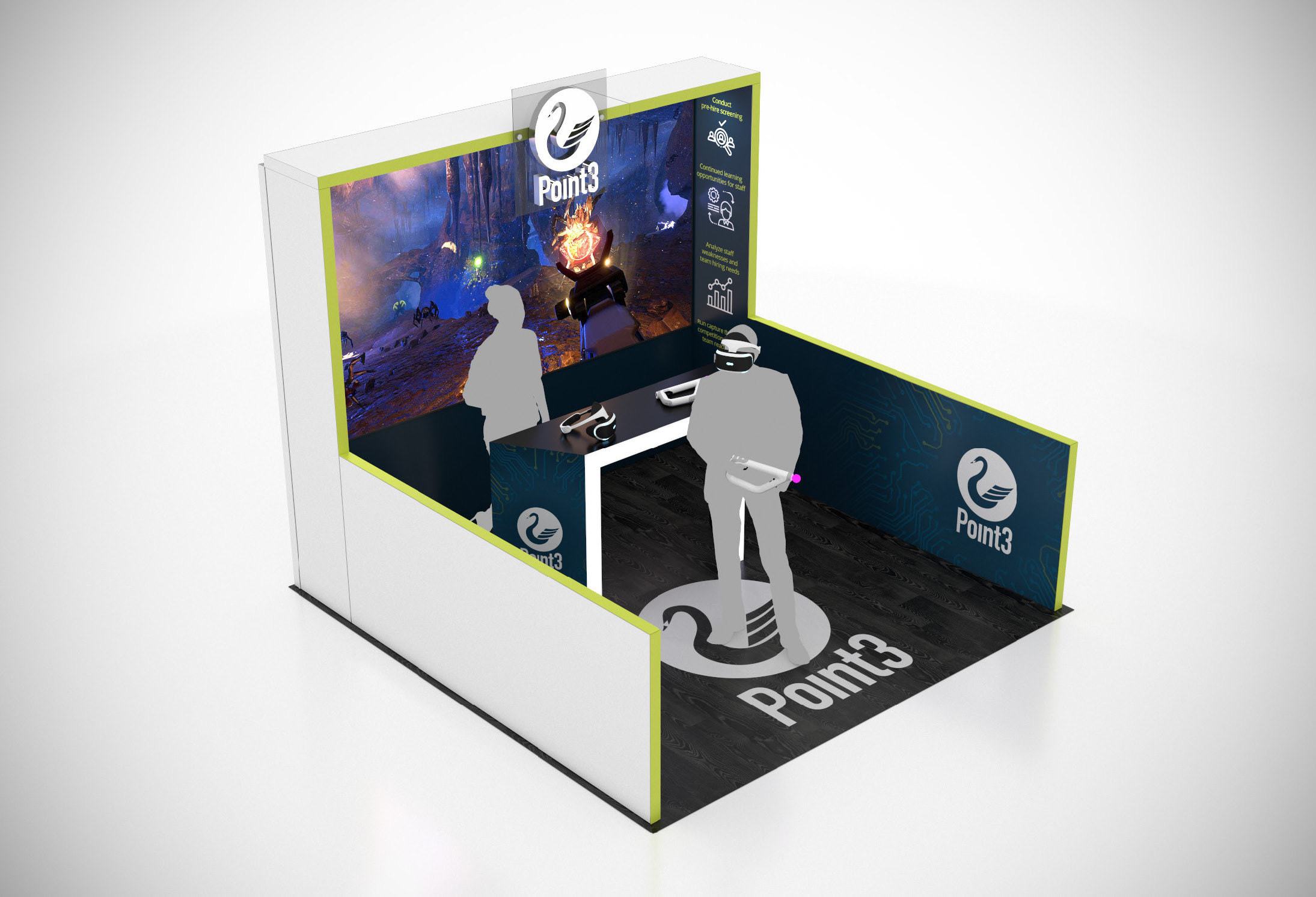 Licensing Expo 10x10 trade show exhibit rental in Las Vegas (view 3)