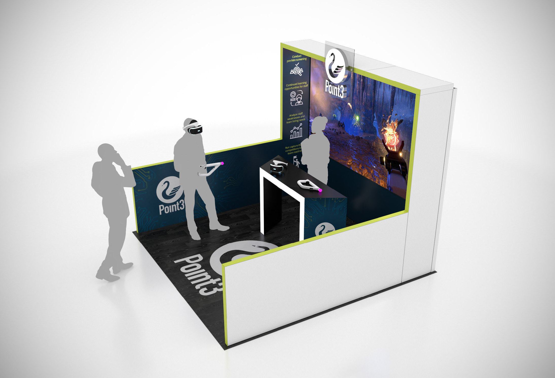 Licensing Expo 10x10 trade show exhibit rental in Las Vegas (view 4)