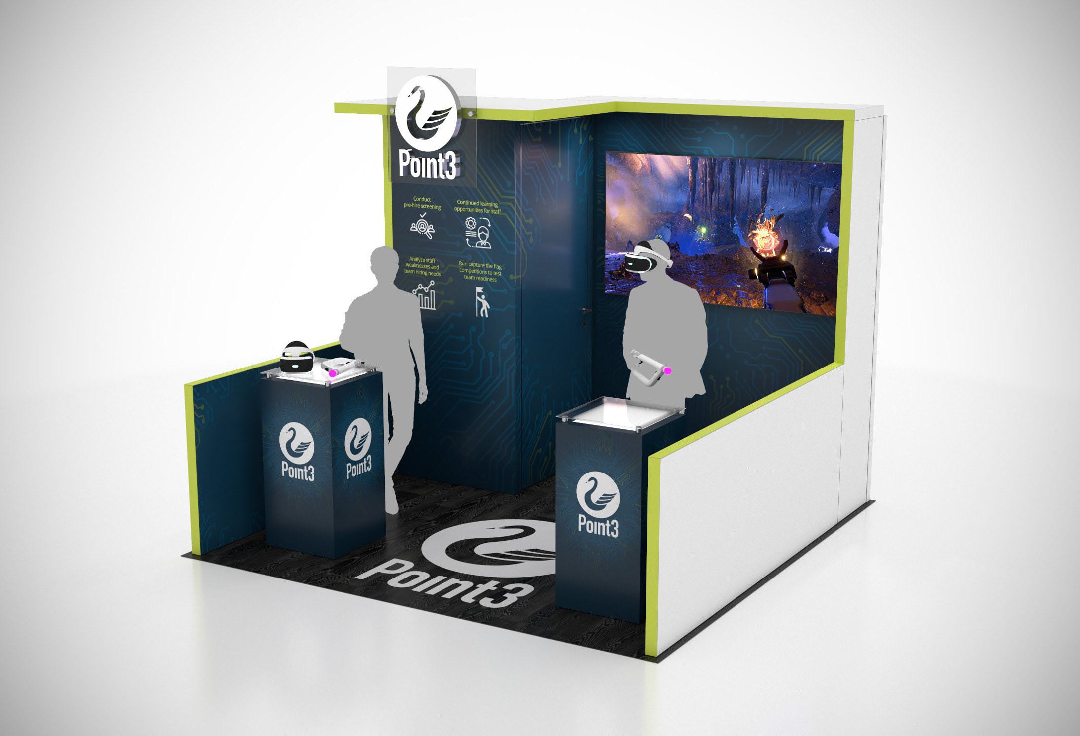 Licensing Expo 10x10 trade show exhibit rental in Las Vegas (view 5)