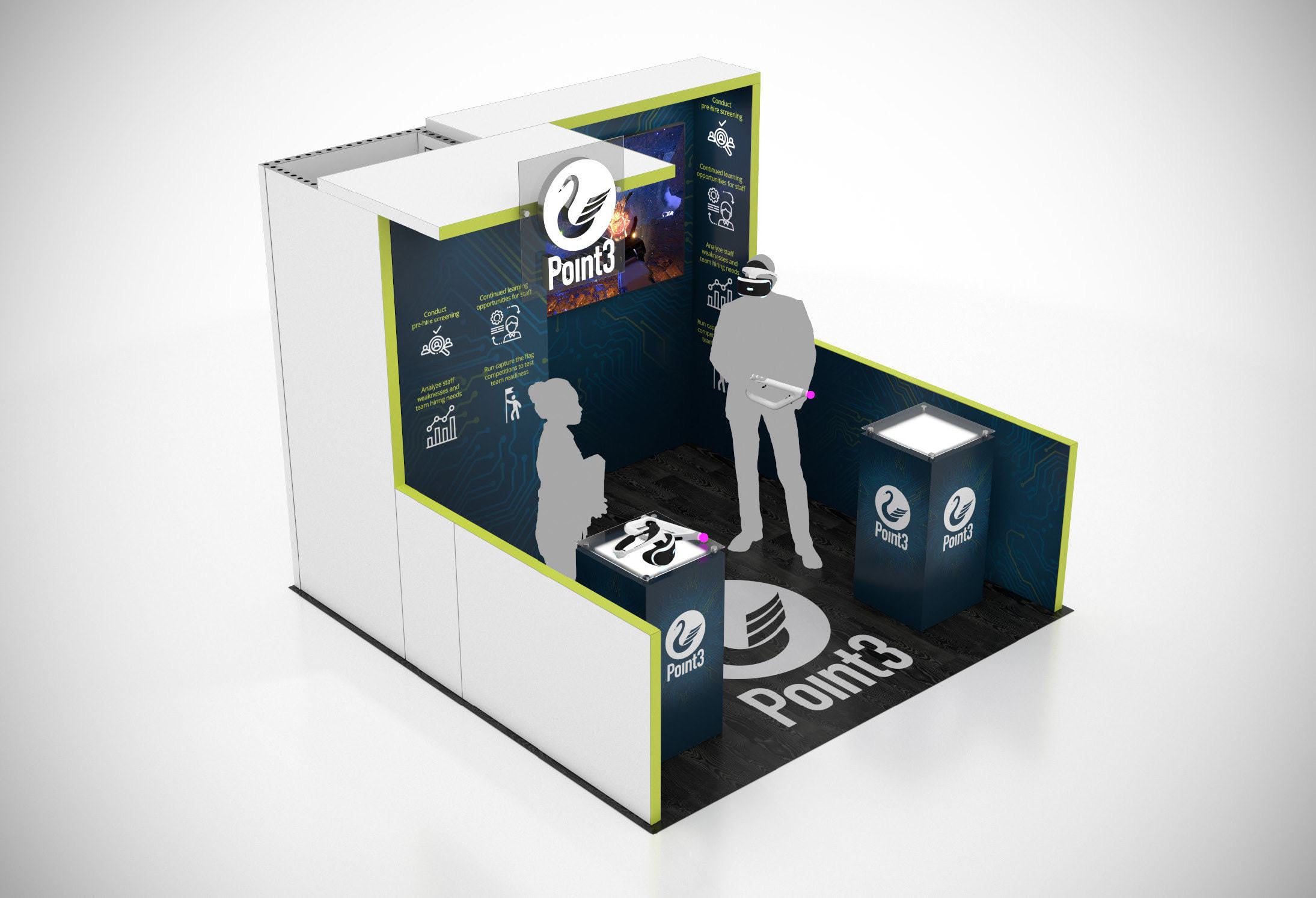 Licensing Expo 10x10 trade show exhibit rental in Las Vegas (view 7)