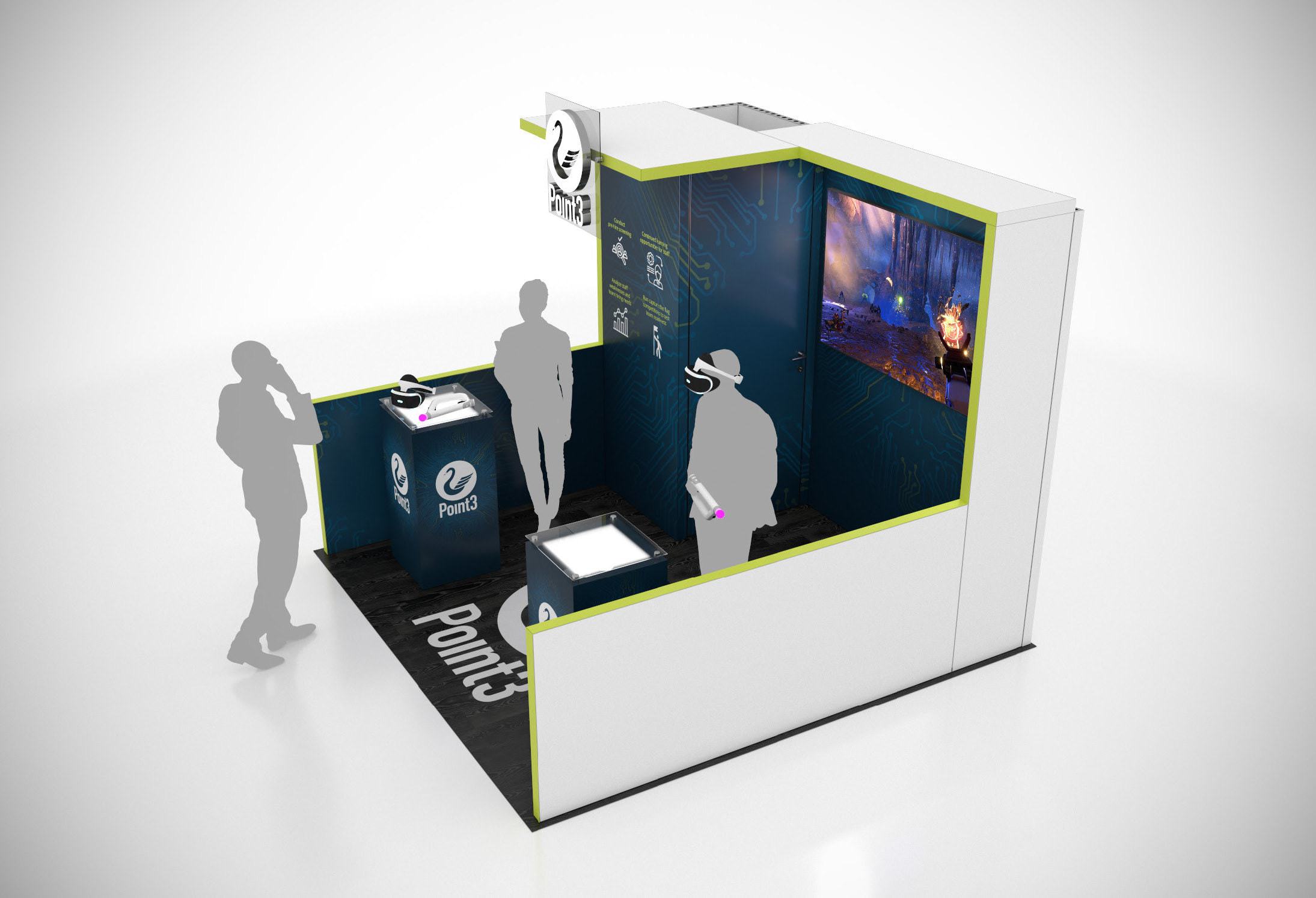 Licensing Expo 10x10 trade show exhibit rental in Las Vegas (view 8)