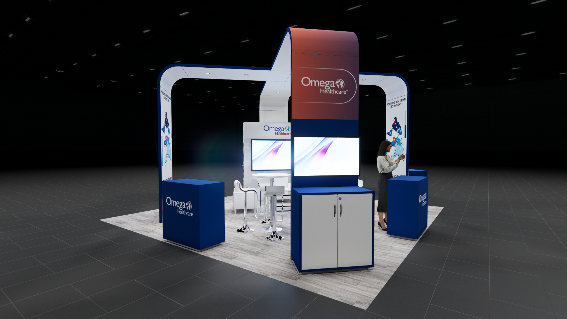 SEMA 20x20 trade show exhibit rental in Las Vegas