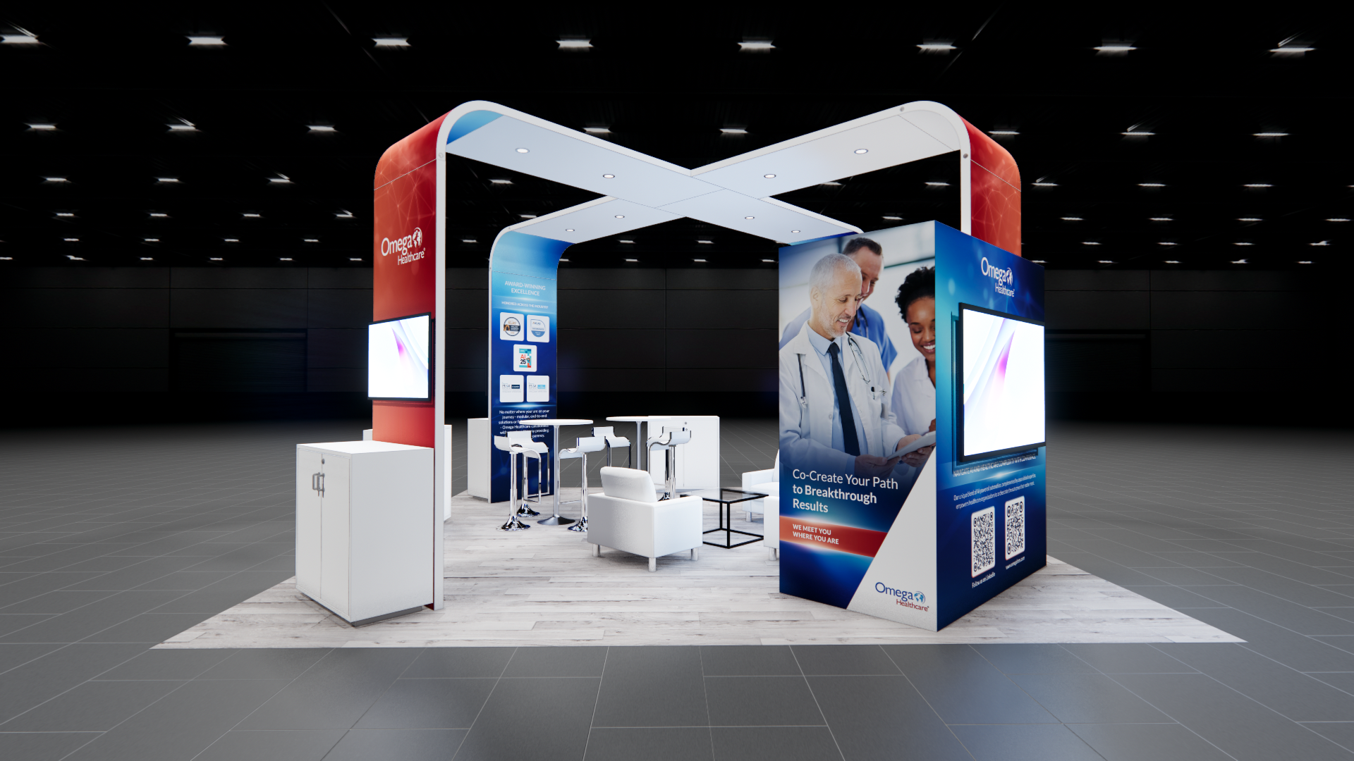 SEMA 20x20 trade show exhibit rental in Las Vegas (view 5)