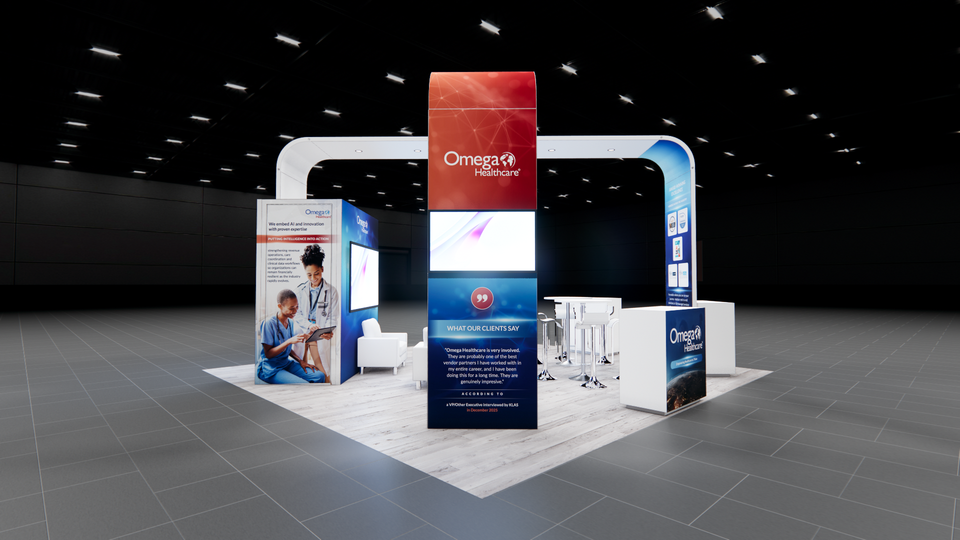 SEMA 20x20 trade show exhibit rental in Las Vegas (view 6)