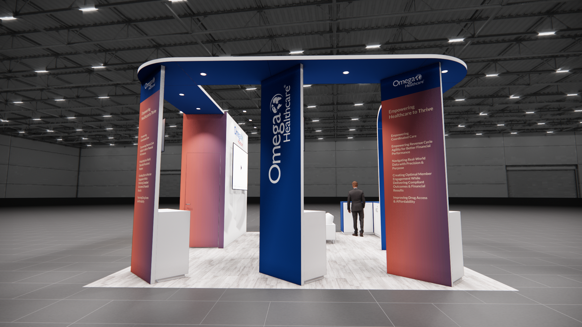 AAPEX 20x20 trade show exhibit rental in Las Vegas (view 2)