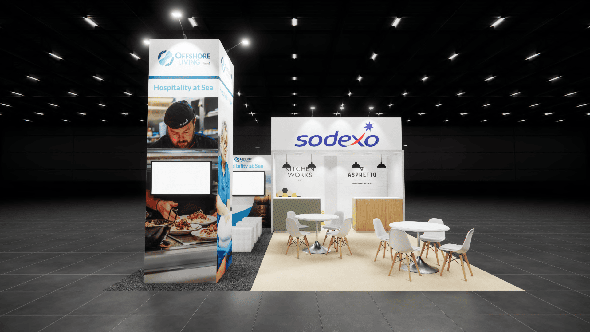SuperZoo 20x20 trade show exhibit rental in Las Vegas