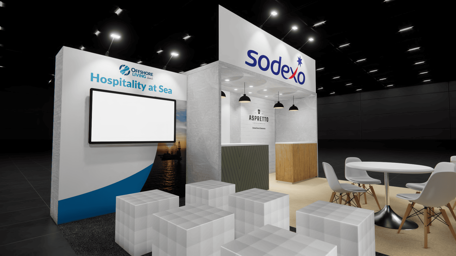 SuperZoo 20x20 trade show exhibit rental in Las Vegas (view 3)