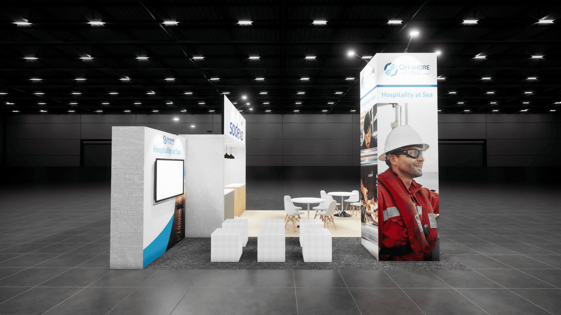 SuperZoo 20x20 trade show exhibit rental in Las Vegas (view 4)