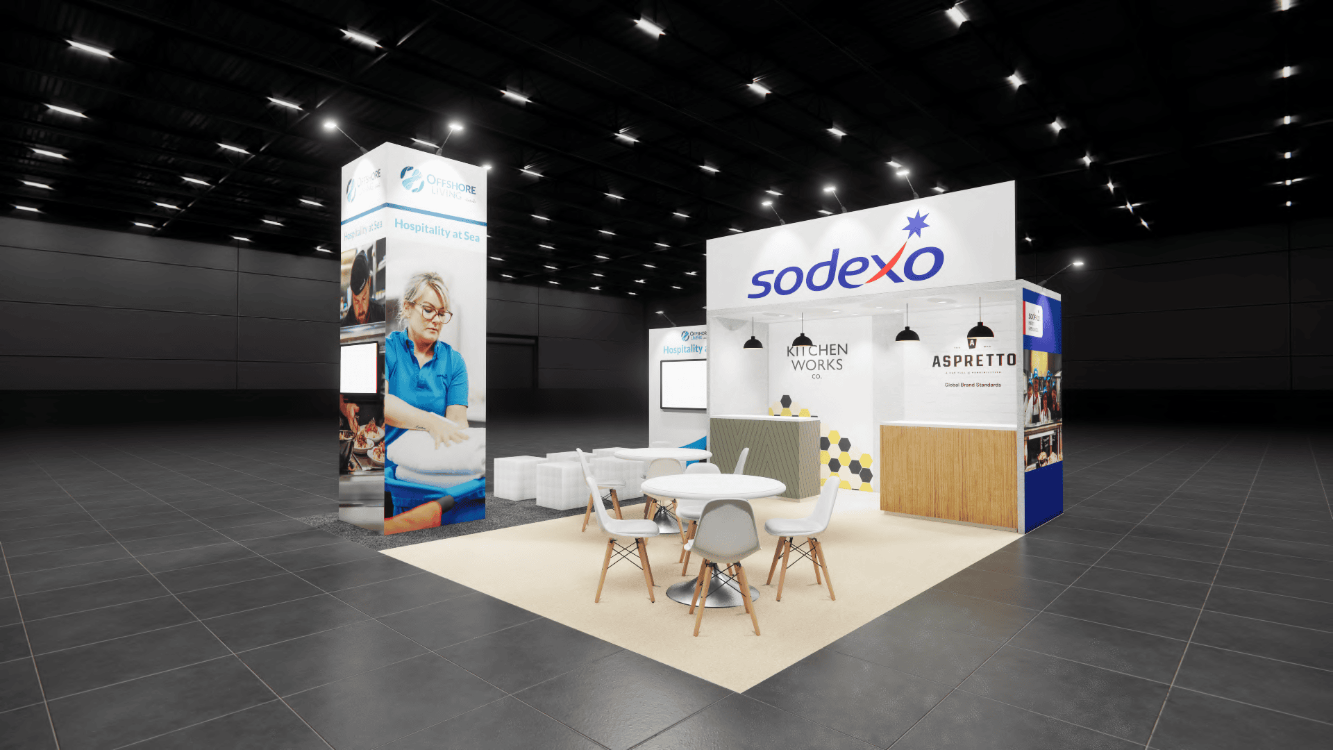 SuperZoo 20x20 trade show exhibit rental in Las Vegas (view 7)