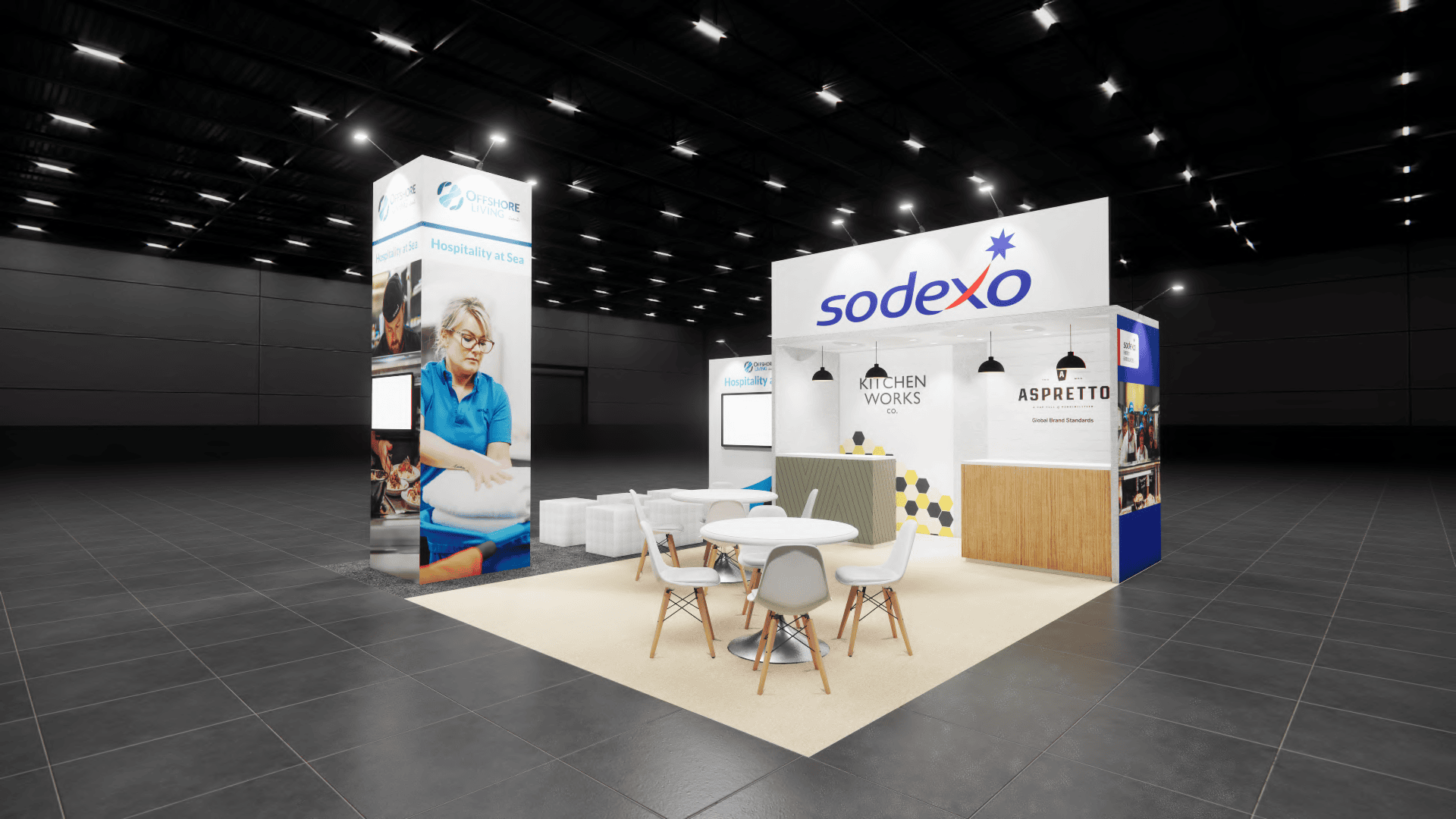 SuperZoo 20x20 trade show exhibit rental in Las Vegas (view 8)
