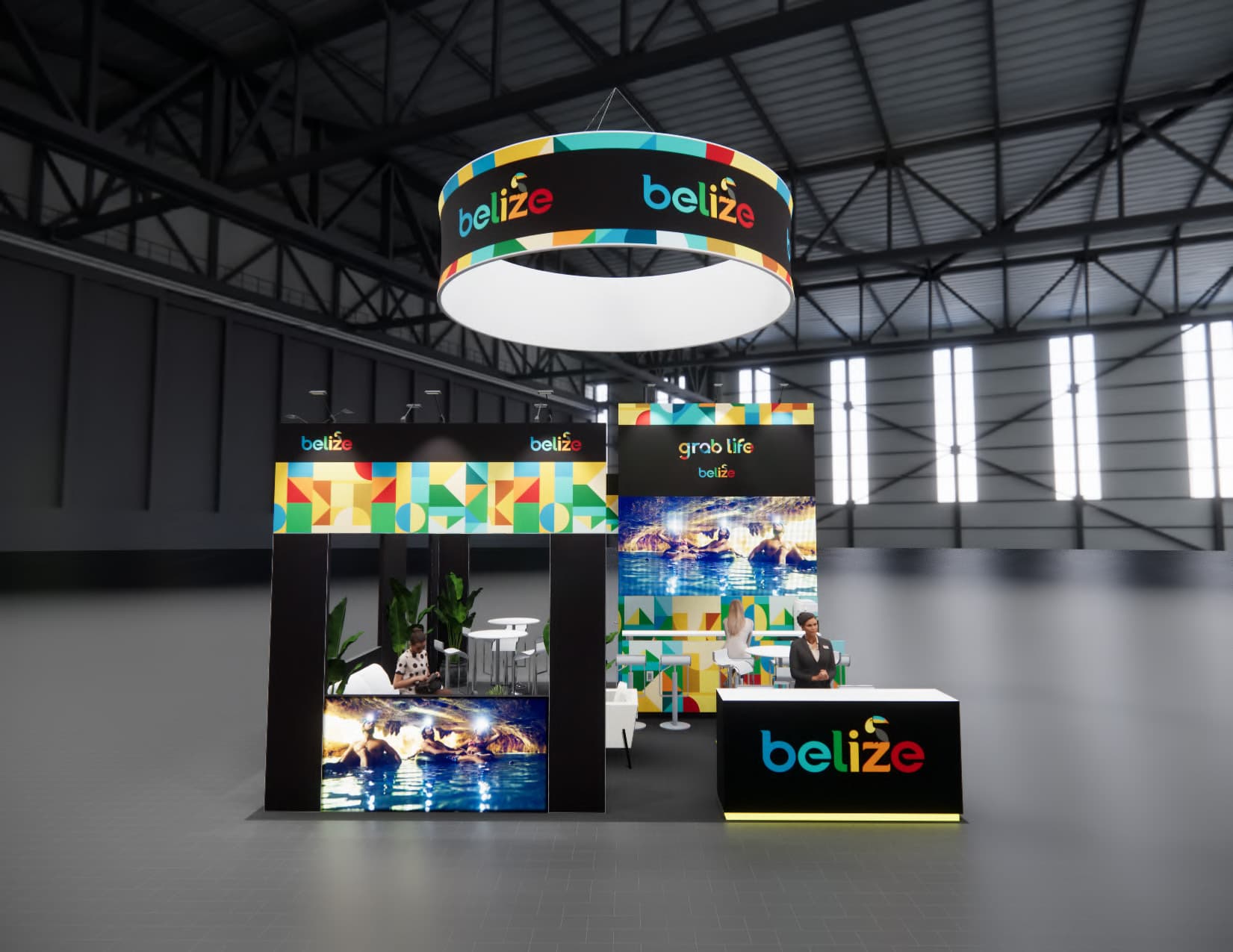 AAPEX 20x20 trade show exhibit rental in Las Vegas (view 2)