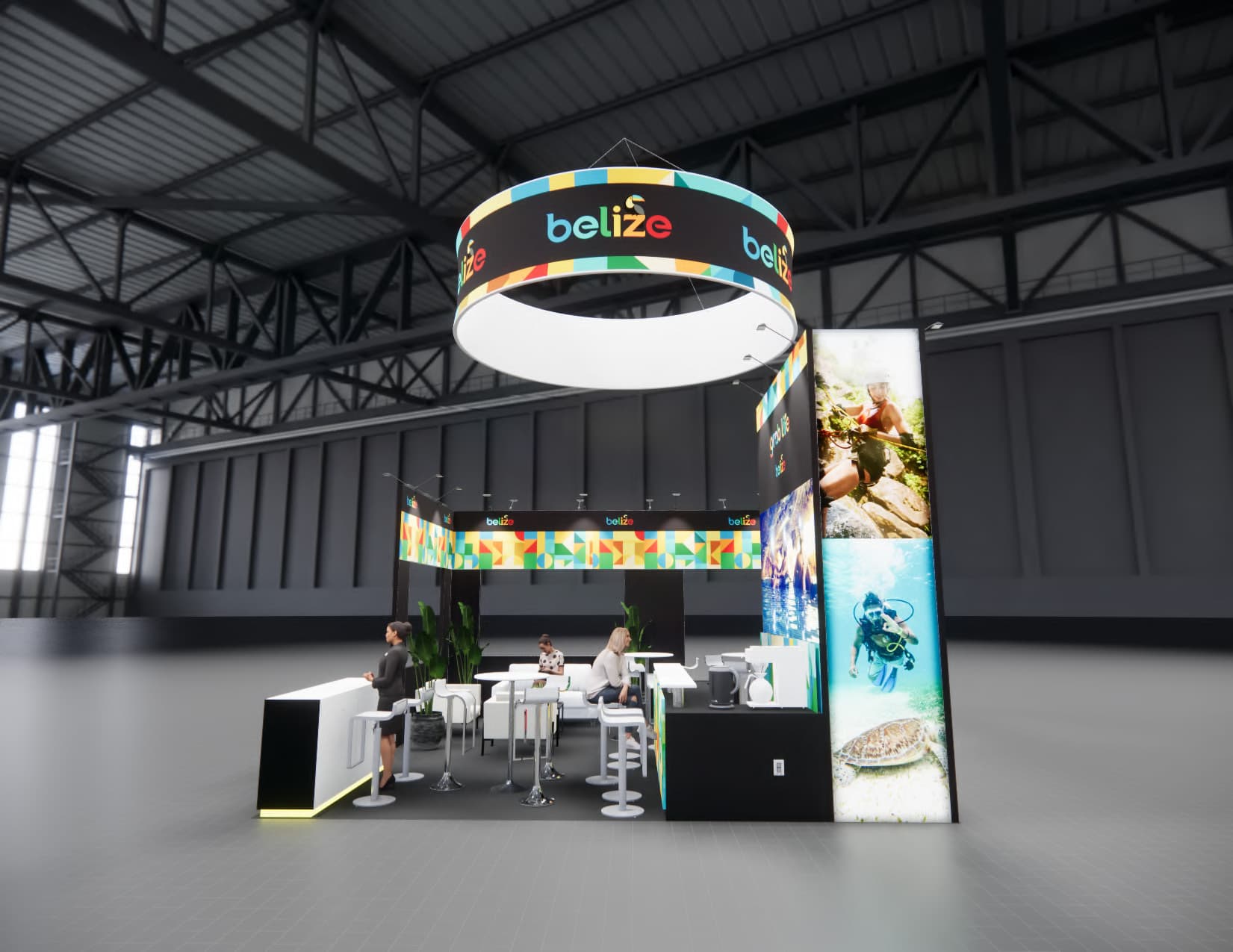 AAPEX 20x20 trade show exhibit rental in Las Vegas (view 3)