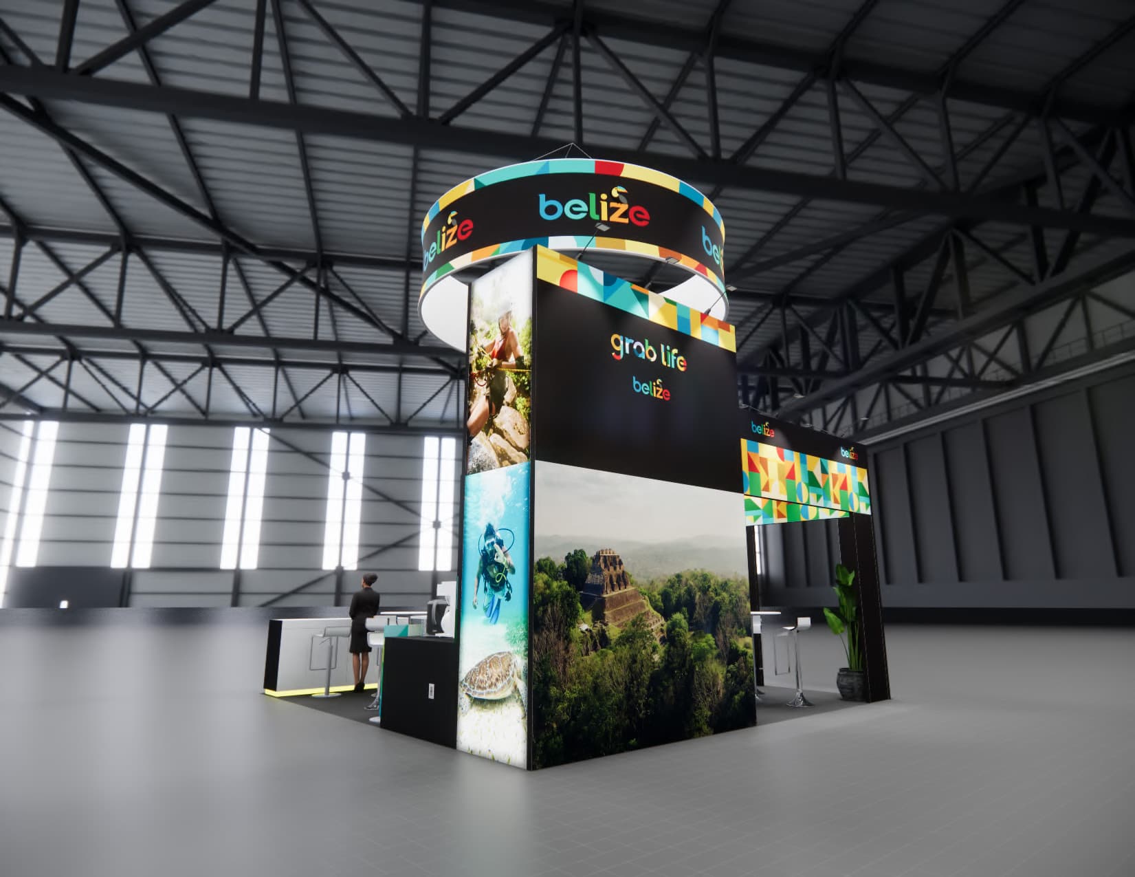 AAPEX 20x20 trade show exhibit rental in Las Vegas (view 4)