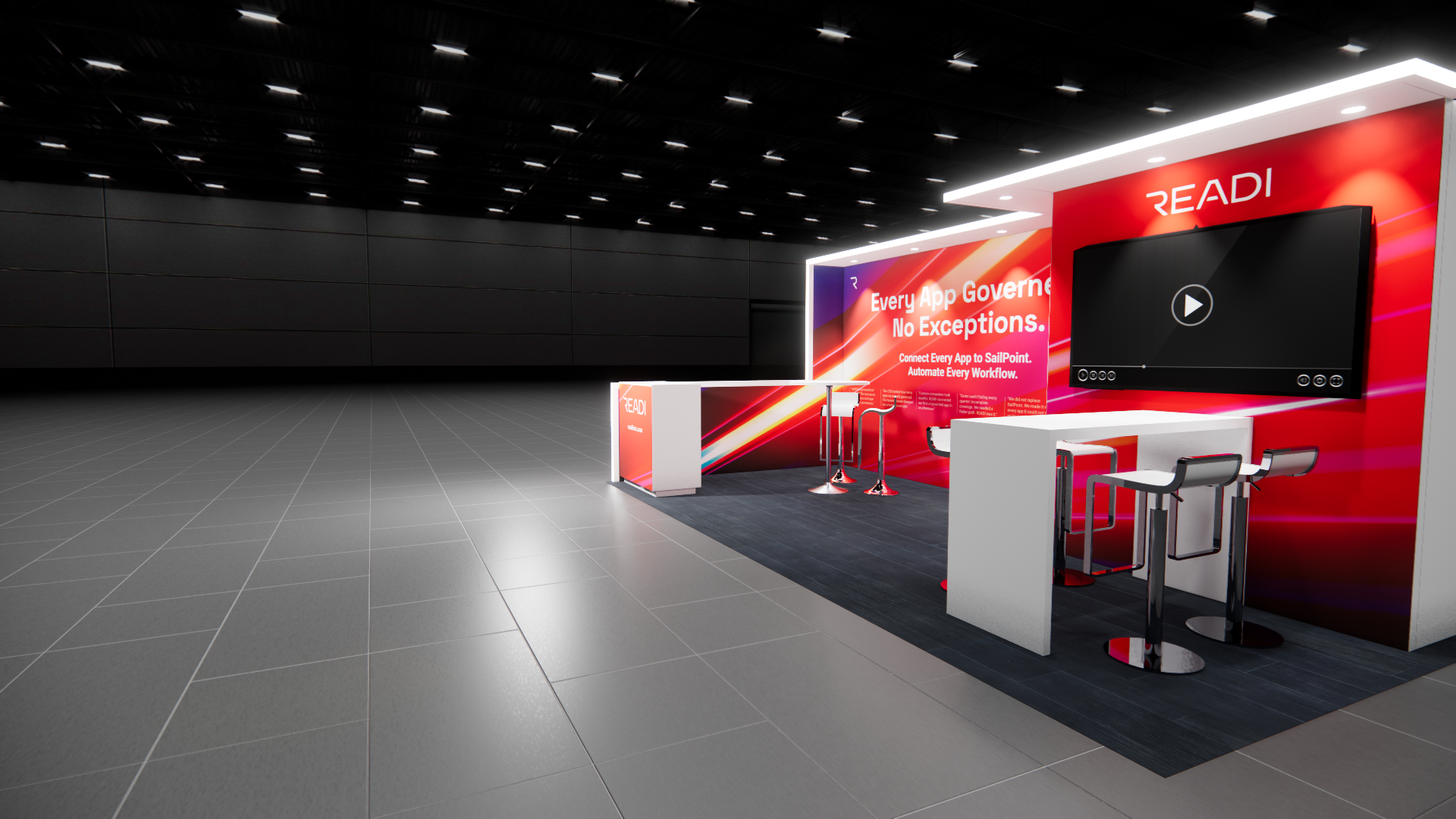 NAB Show 10x20 trade show exhibit rental in Las Vegas (view 2)